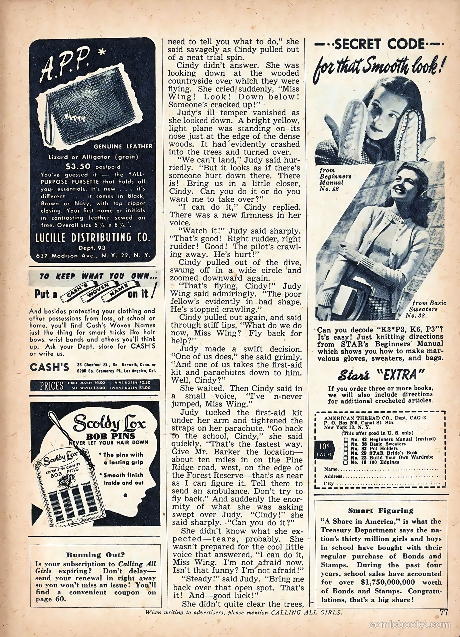 Calling All Girls #47 — page 87 of 94