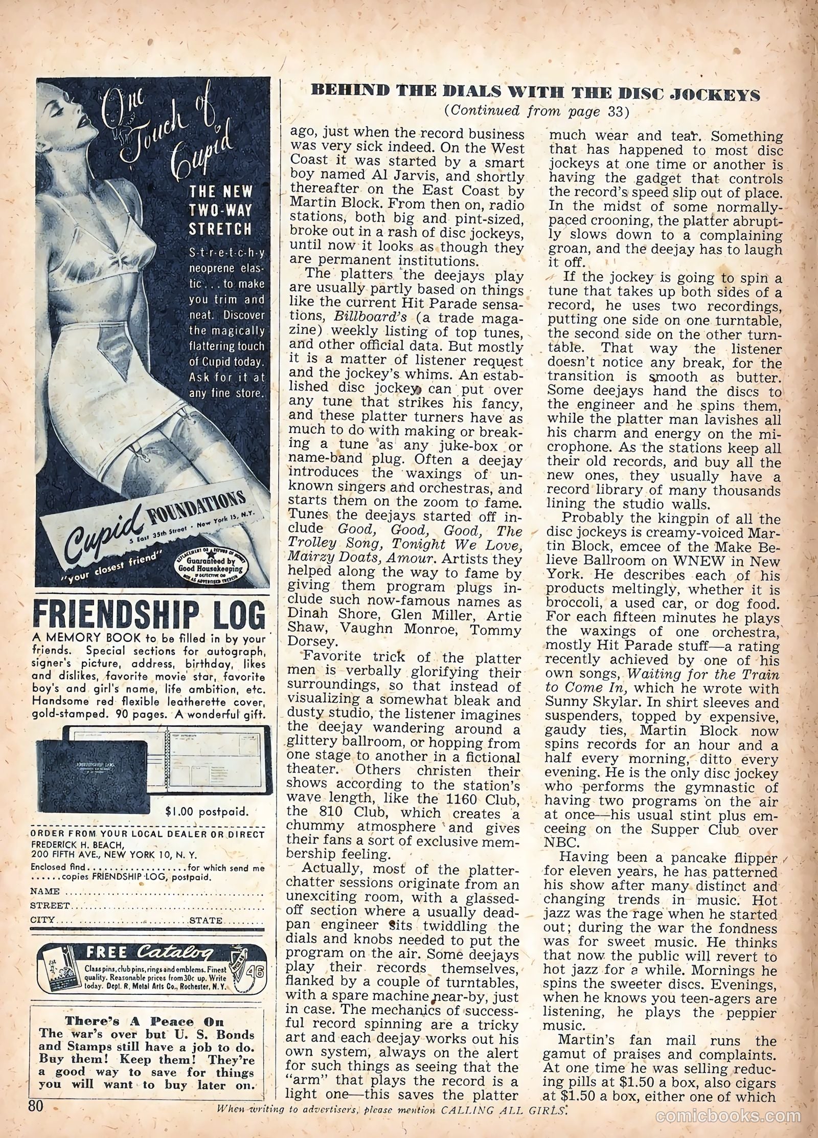 Calling All Girls #47 — page 90 of 94