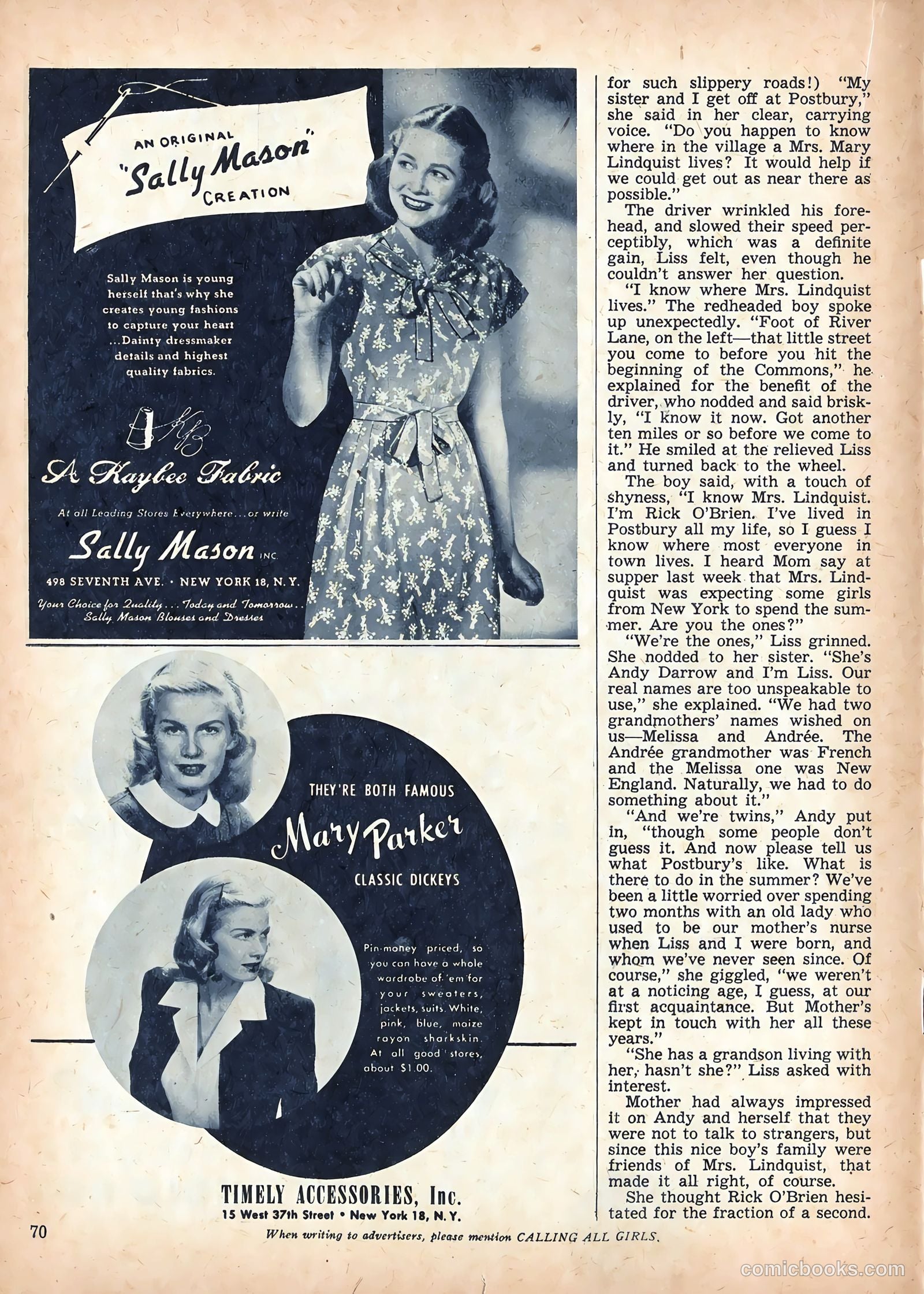 Calling All Girls #48 — page 74 of 88