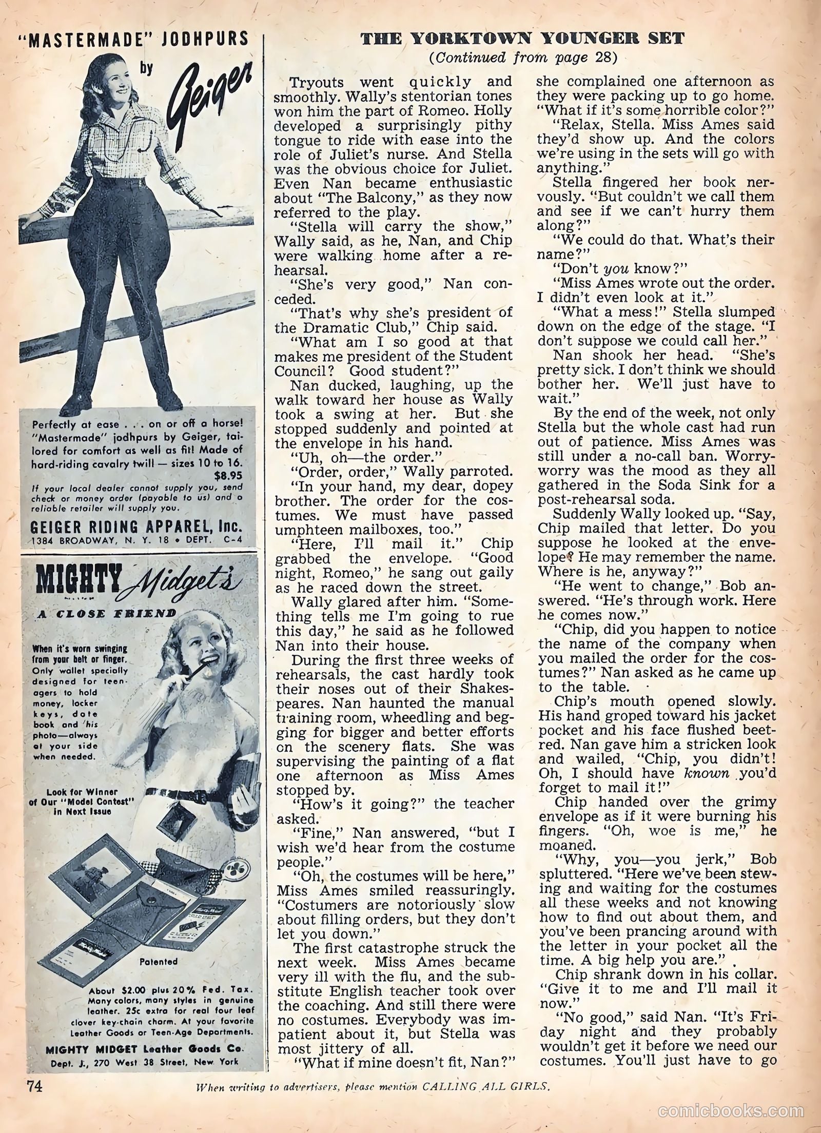 Calling All Girls #48 — page 78 of 88