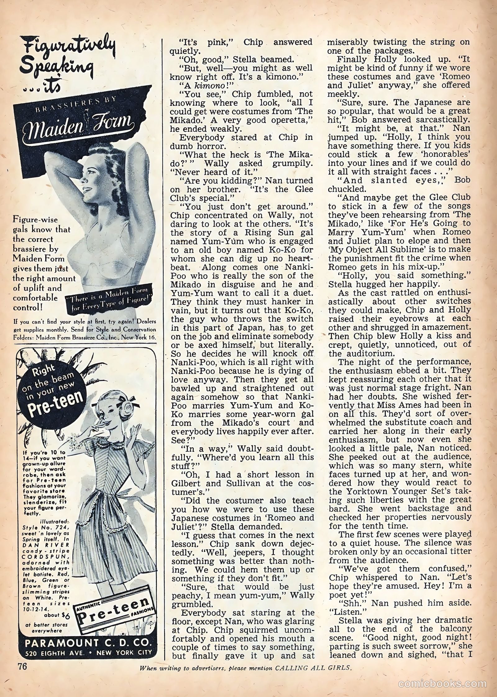 Calling All Girls #48 — page 80 of 88
