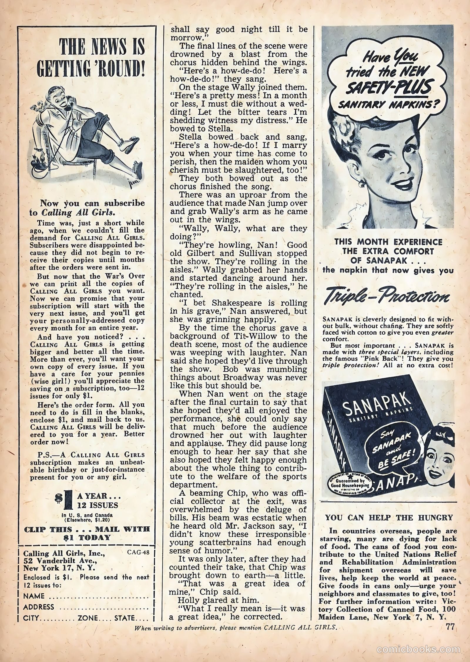 Calling All Girls #48 — page 81 of 88
