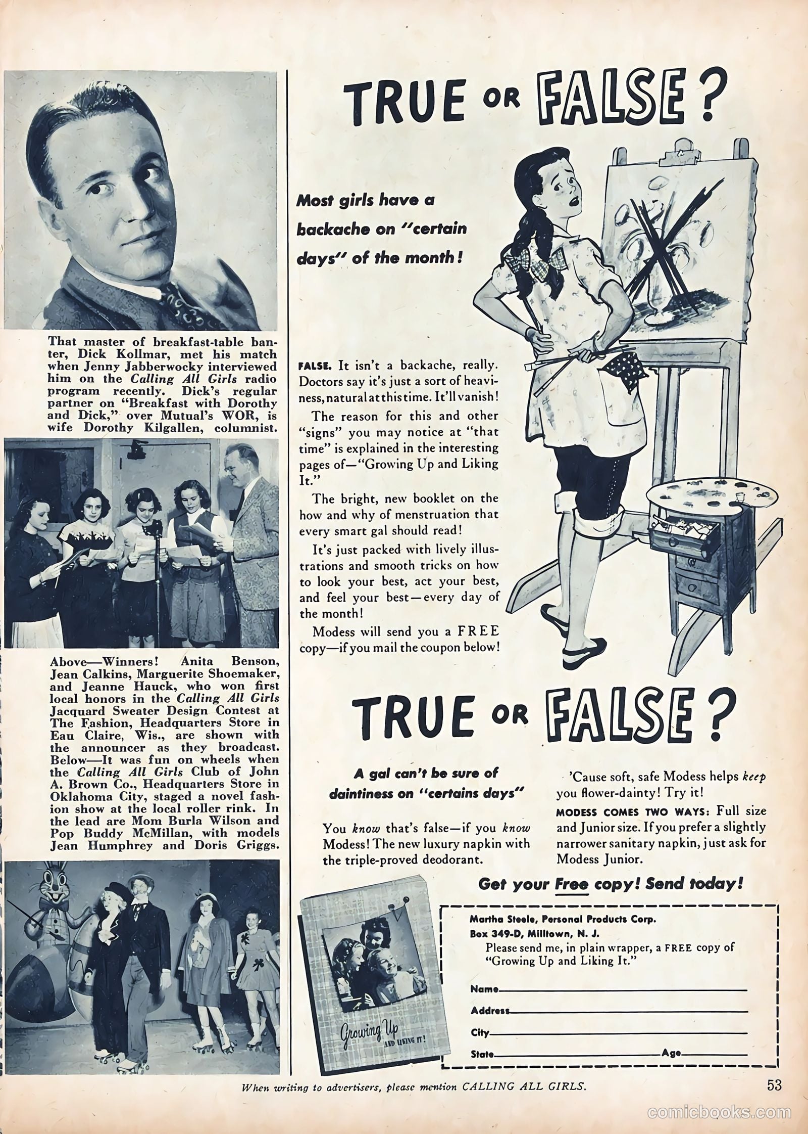 Calling All Girls #51 — page 50 of 65