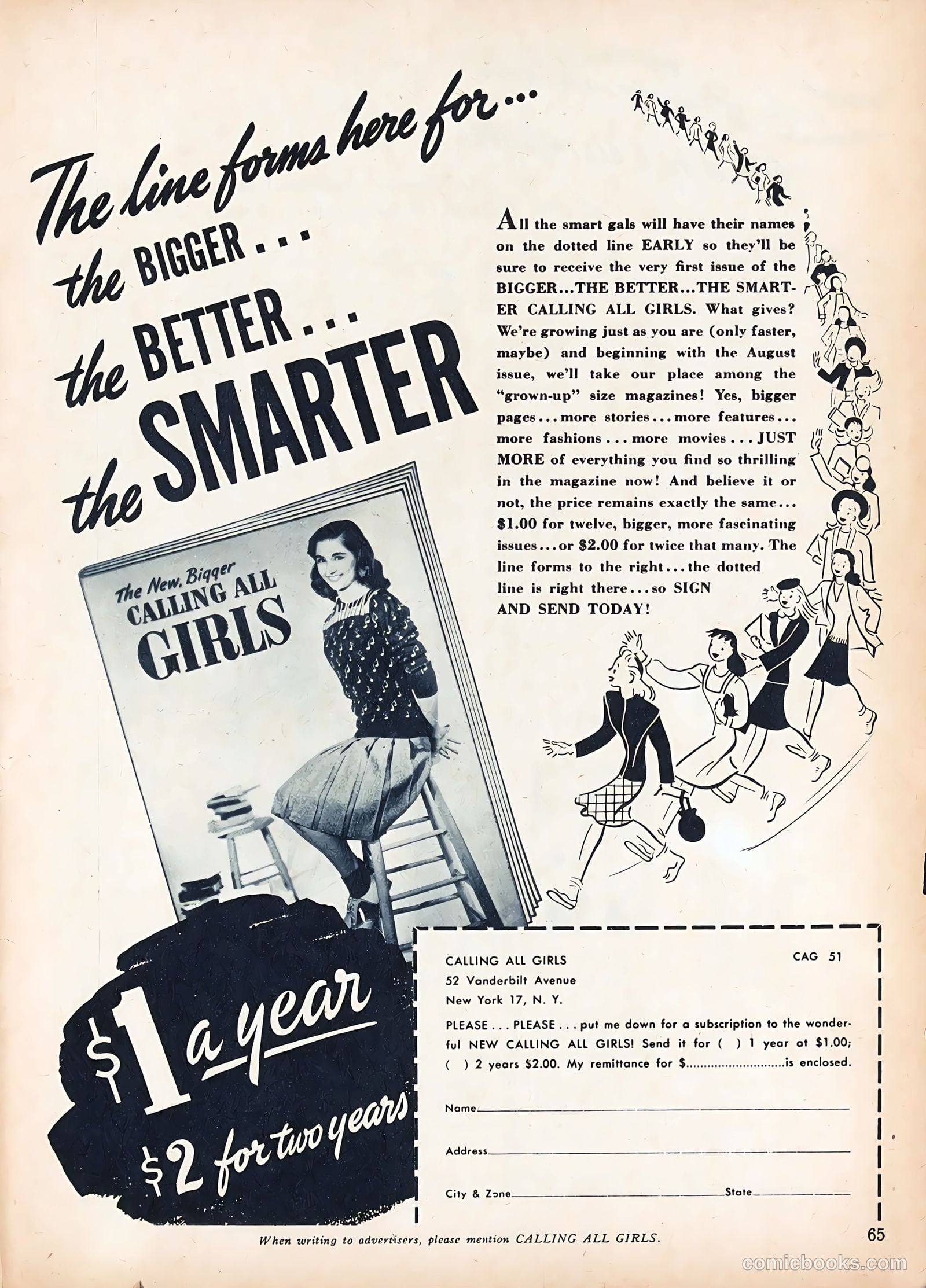 Calling All Girls #51 — page 62 of 65