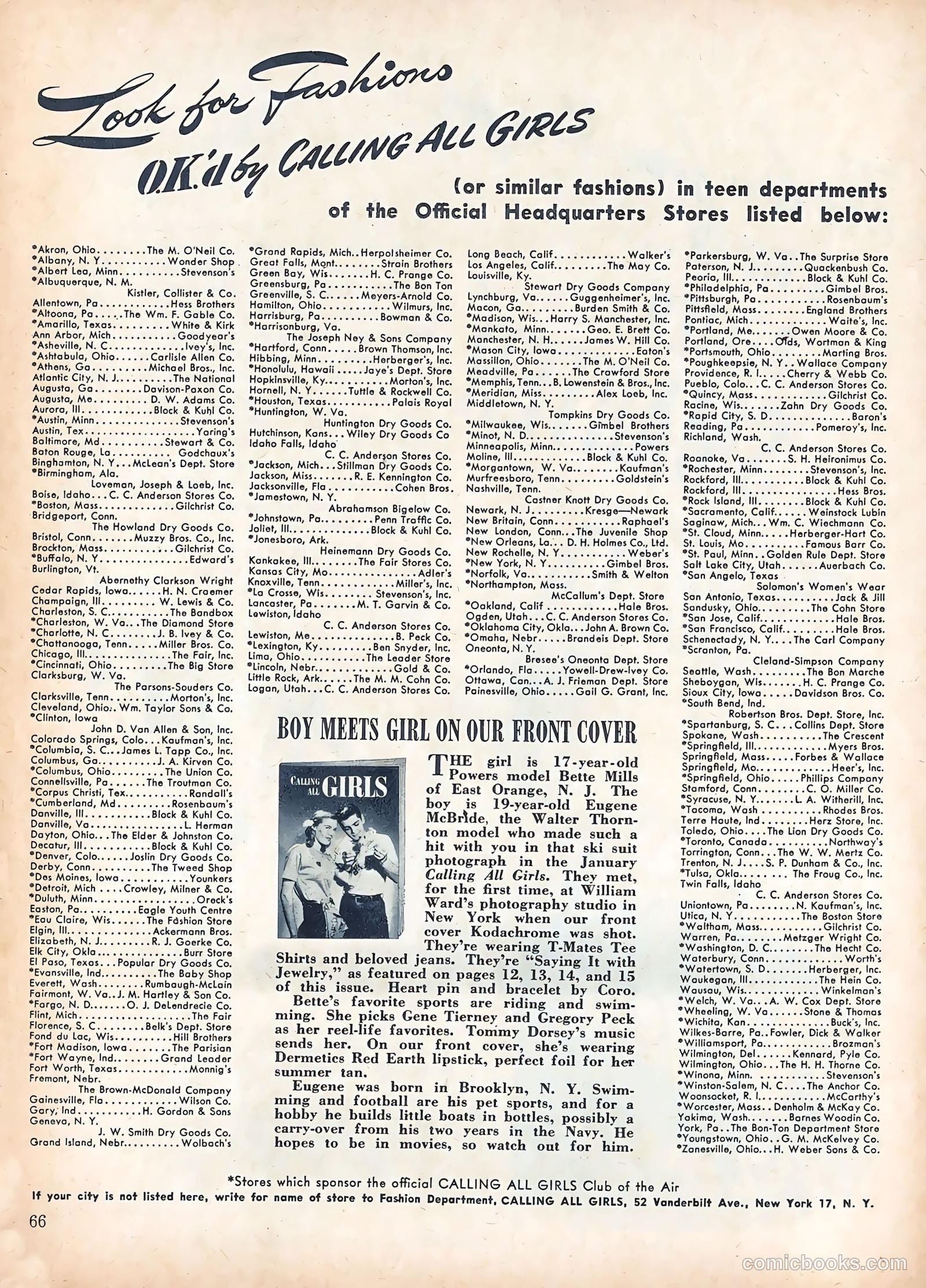 Calling All Girls #51 — page 63 of 65