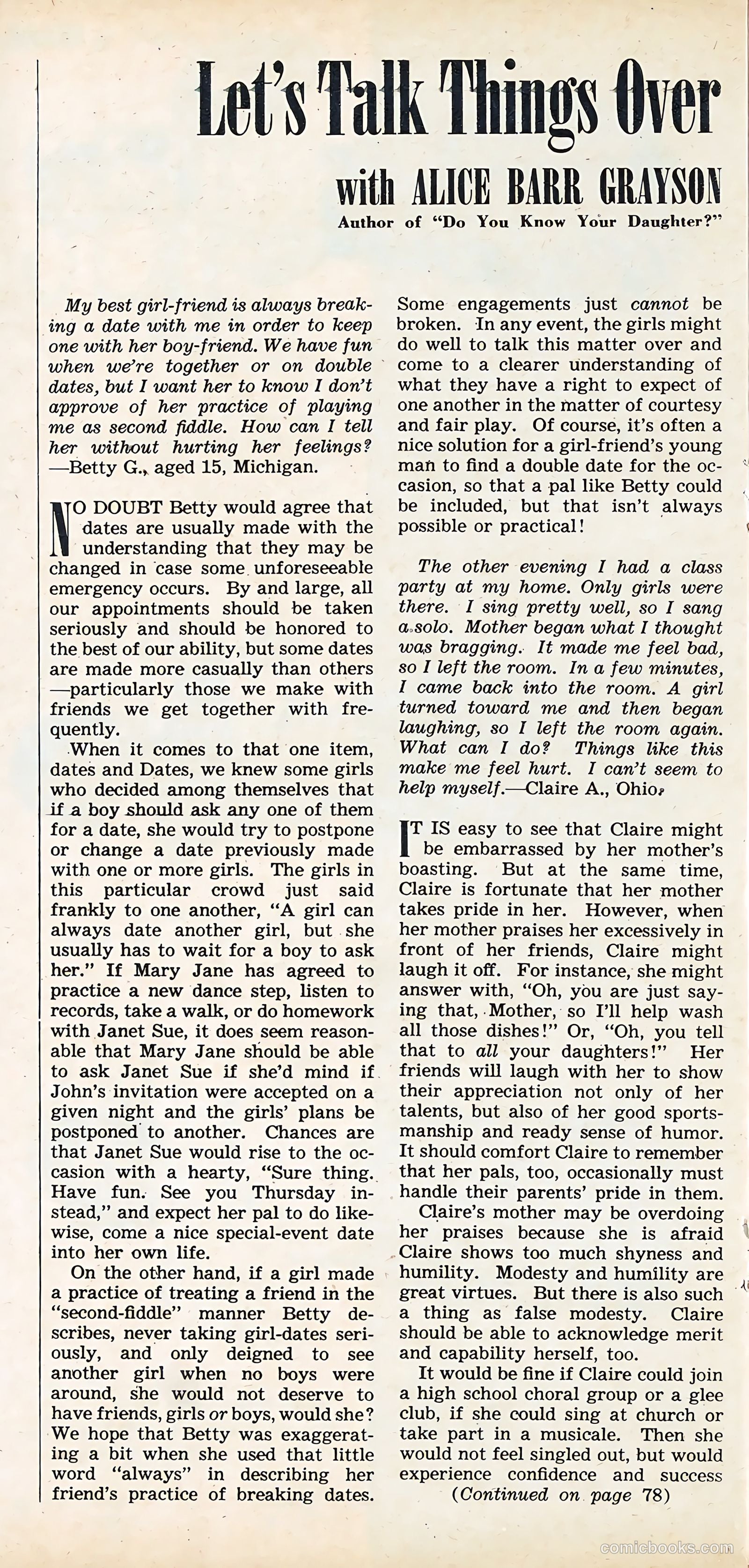 Calling All Girls #52 — page 57 of 105