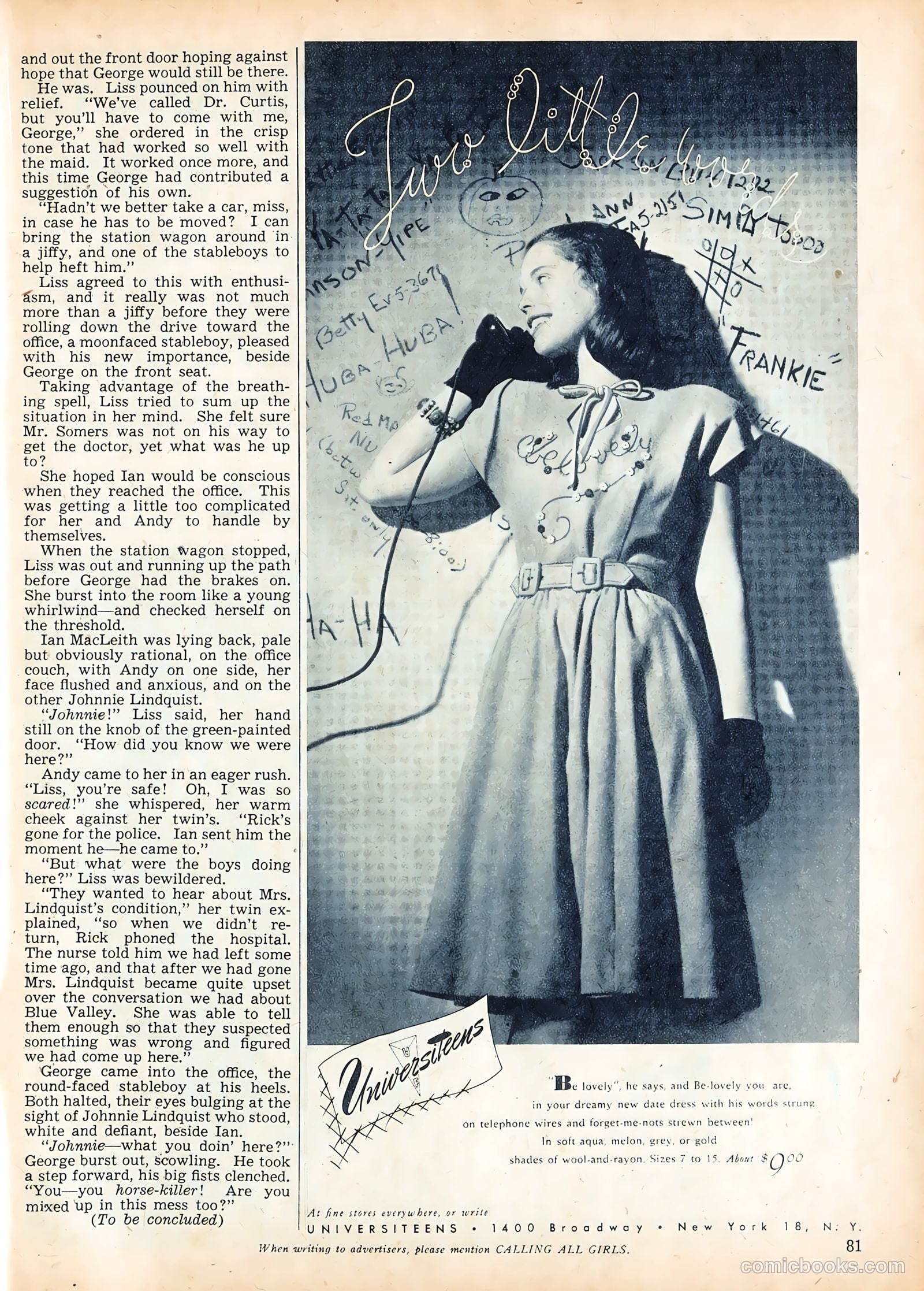 Calling All Girls #52 — page 86 of 105