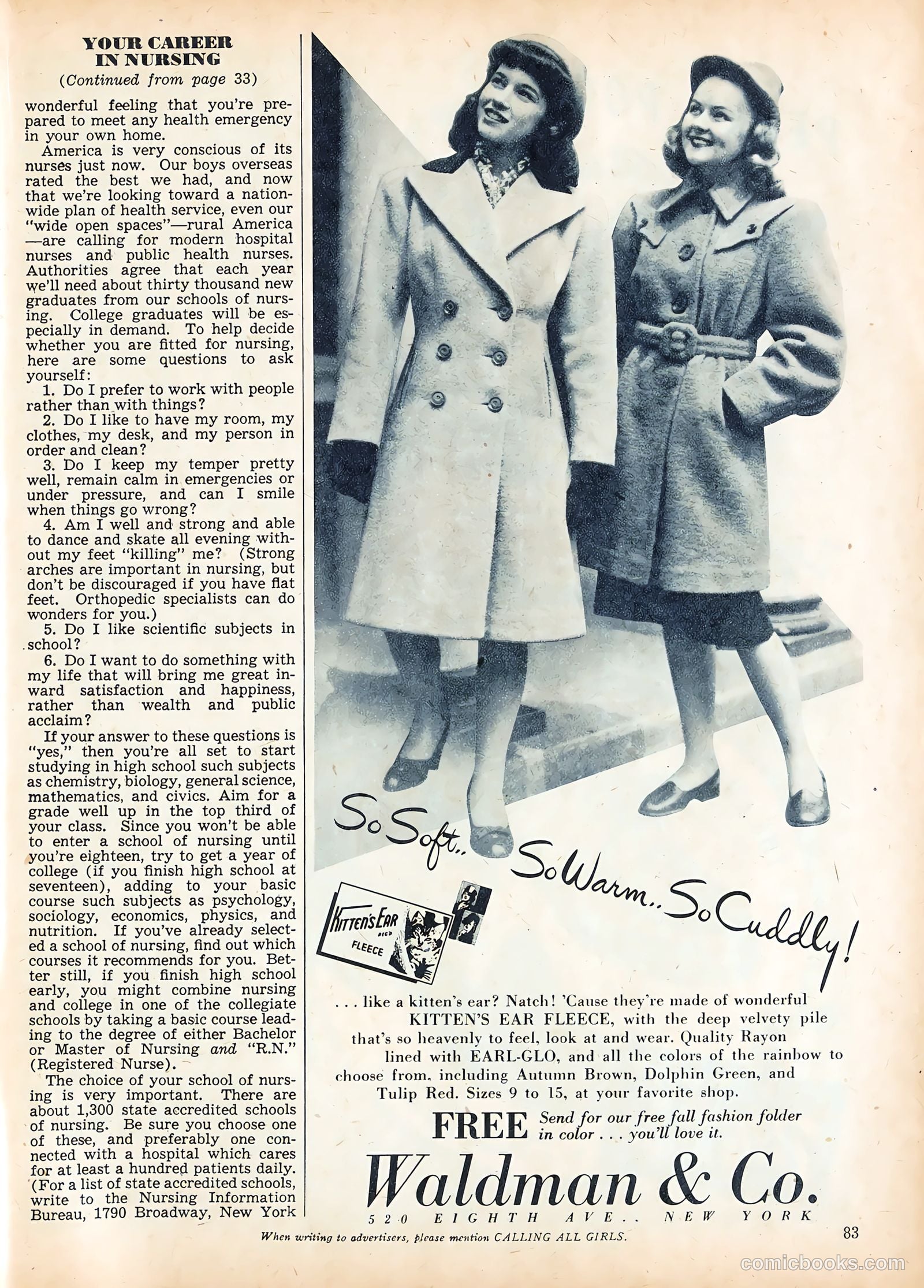 Calling All Girls #52 — page 88 of 105