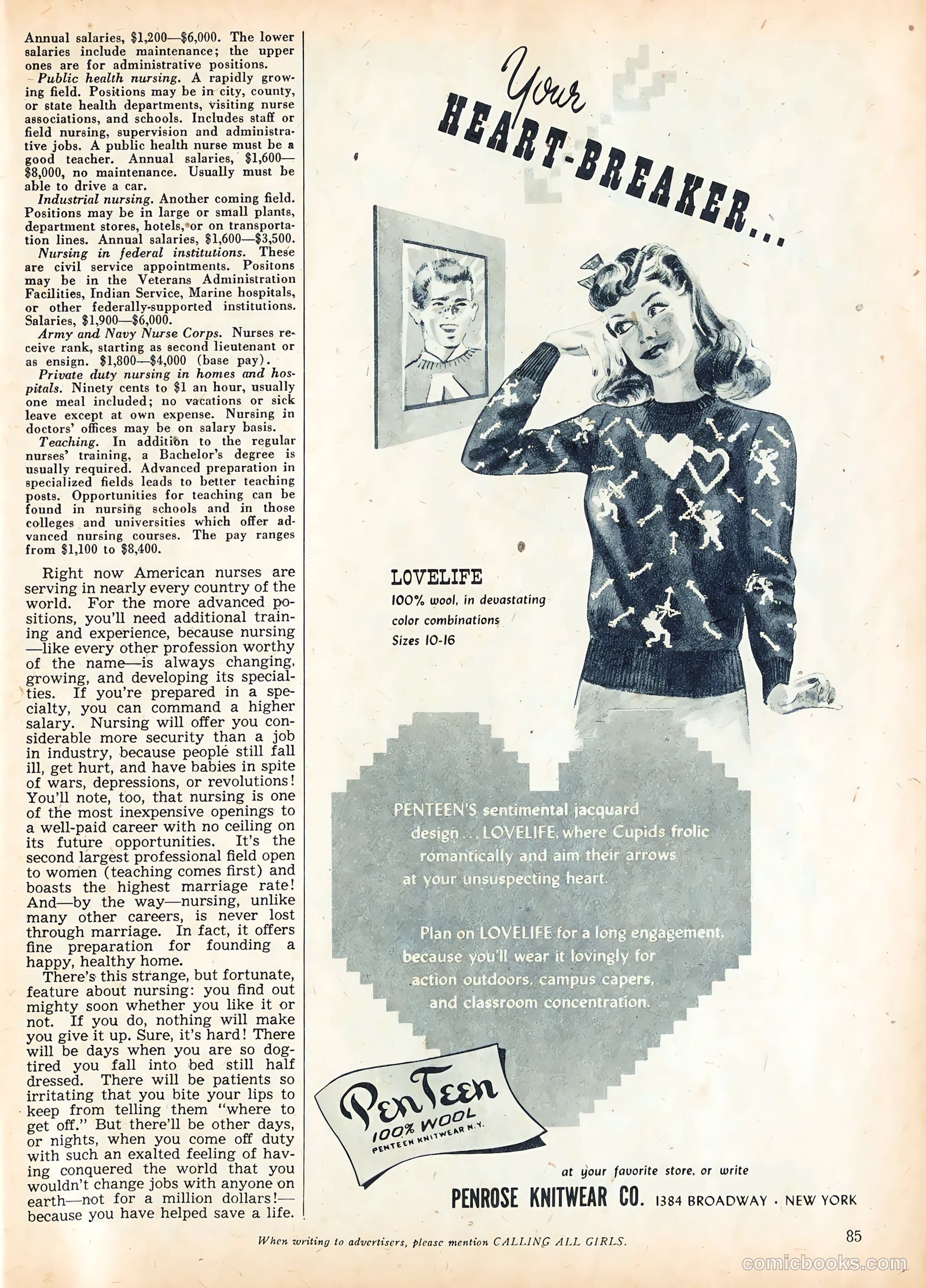 Calling All Girls #52 — page 90 of 105