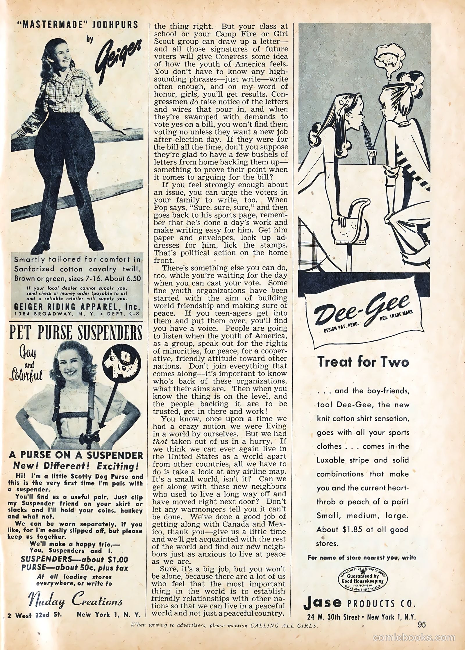 Calling All Girls #52 — page 100 of 105