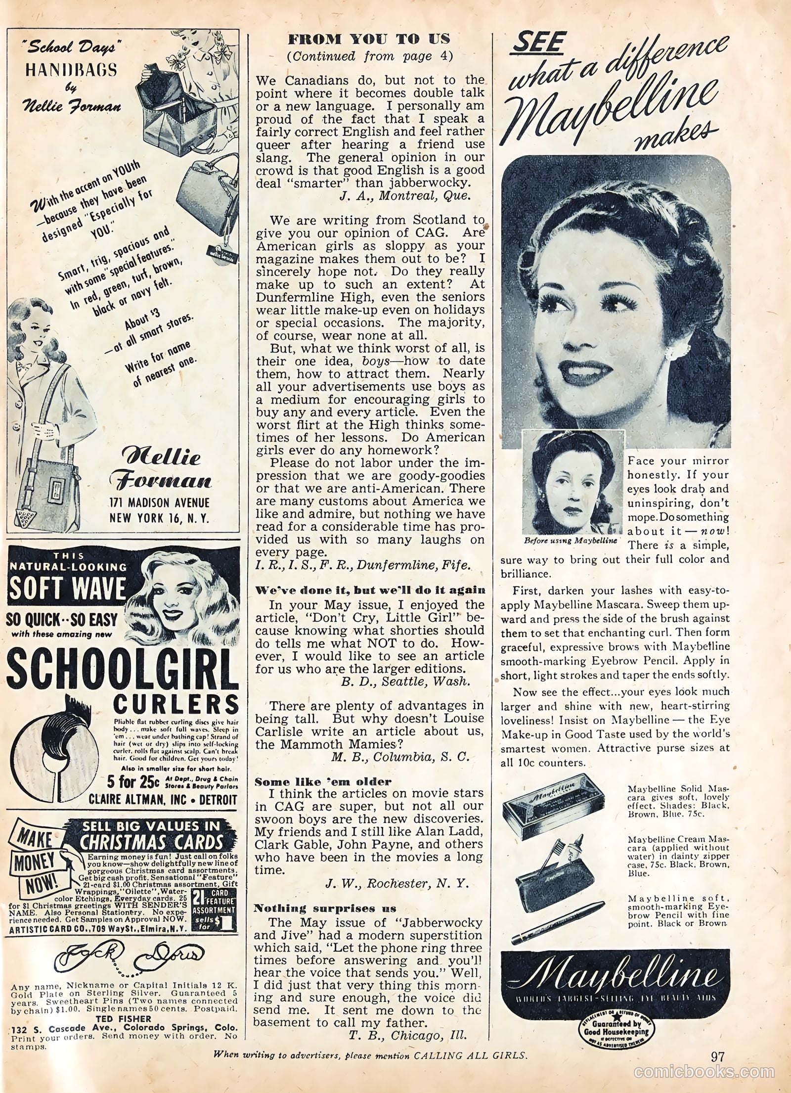 Calling All Girls #52 — page 102 of 105