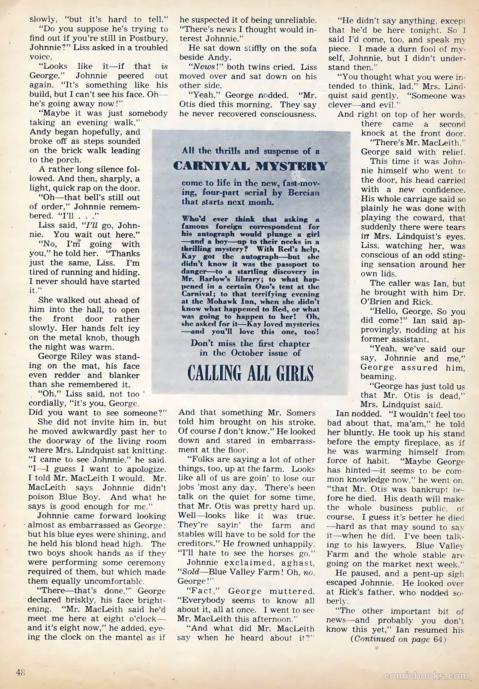 Calling All Girls #53 — page 48 of 99