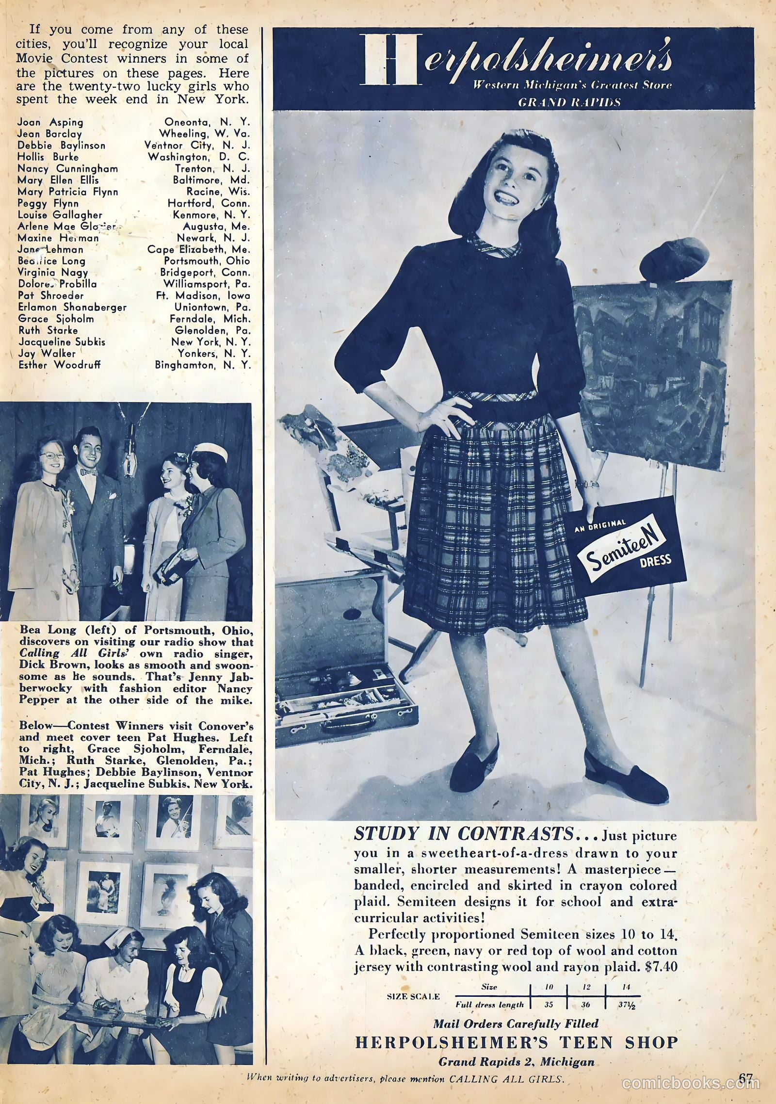 Calling All Girls #53 — page 67 of 99