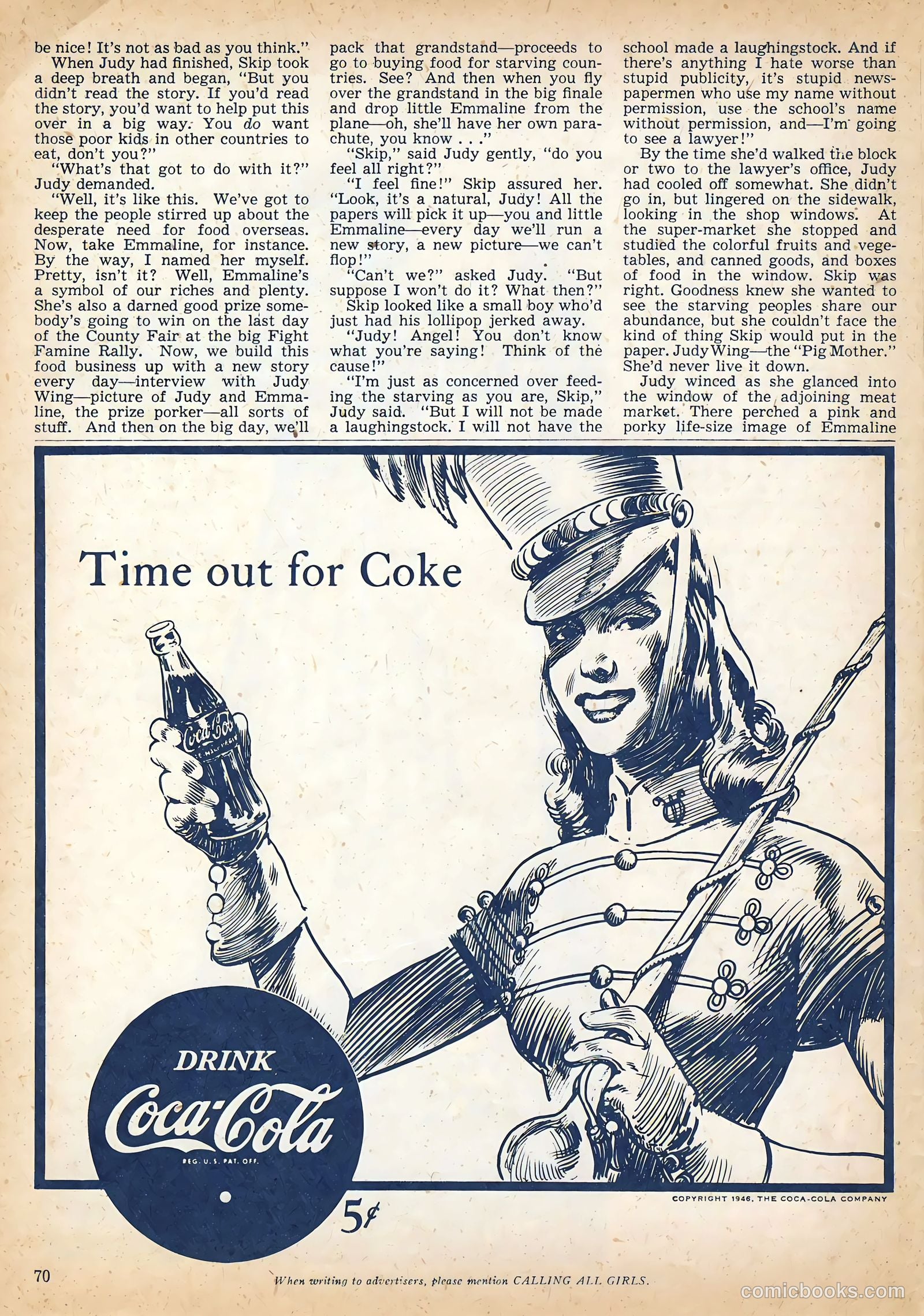 Calling All Girls #53 — page 70 of 99