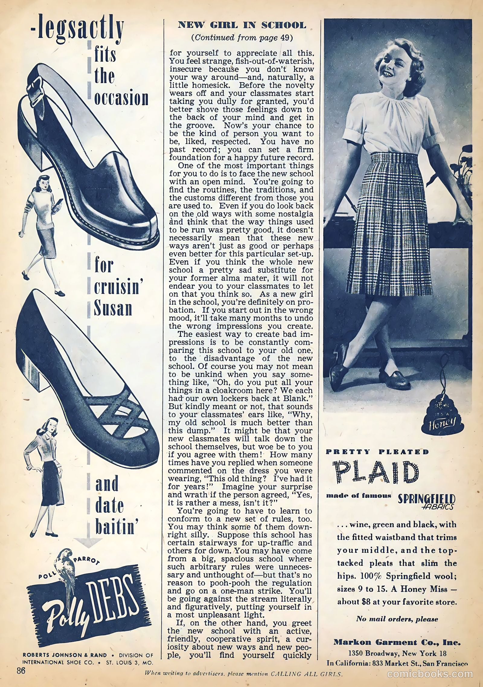 Calling All Girls #53 — page 86 of 99
