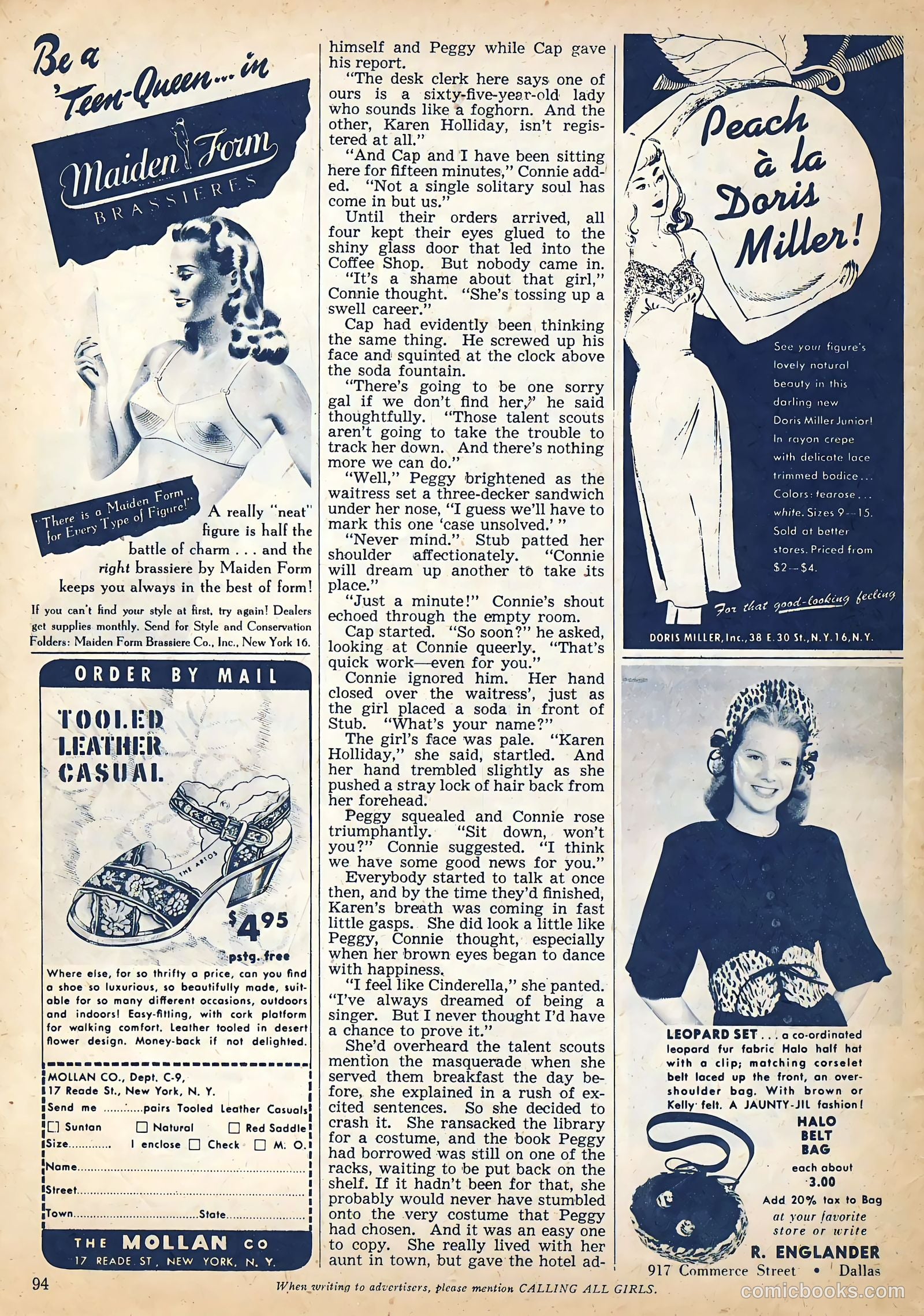 Calling All Girls #53 — page 94 of 99