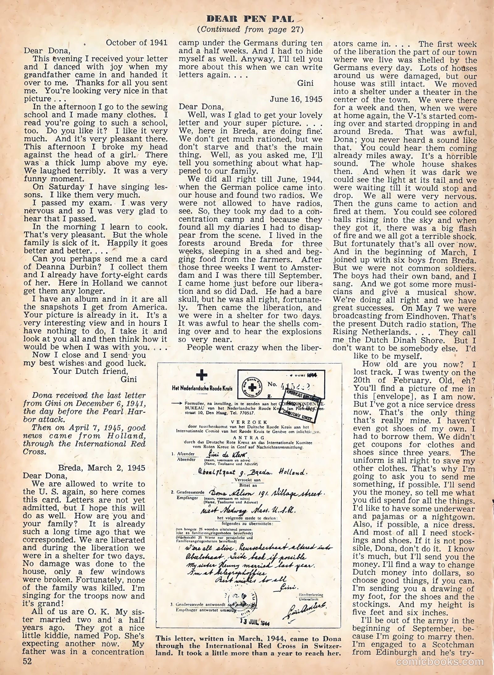 Calling All Girls #54 — page 53 of 85