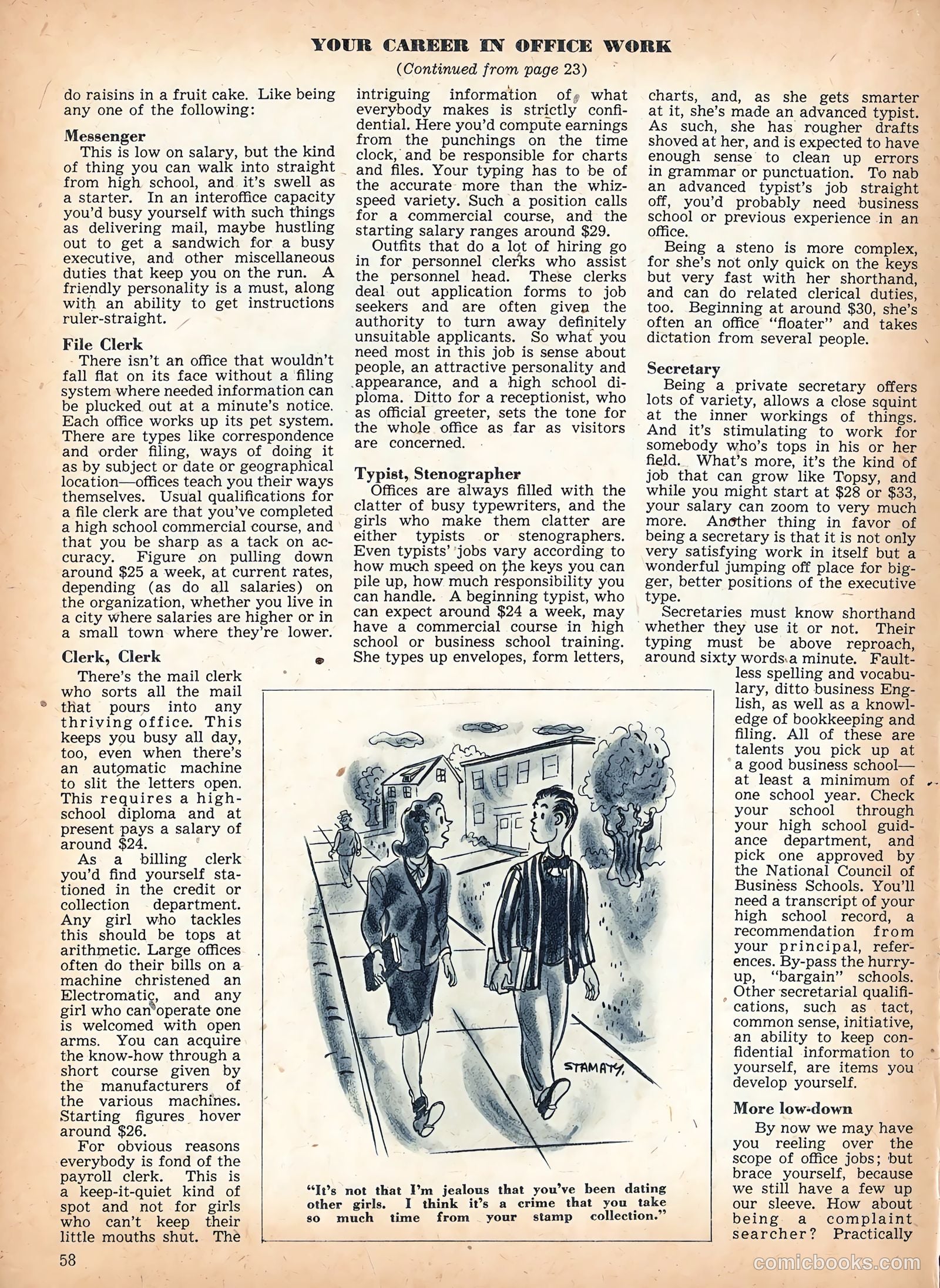 Calling All Girls #54 — page 59 of 85