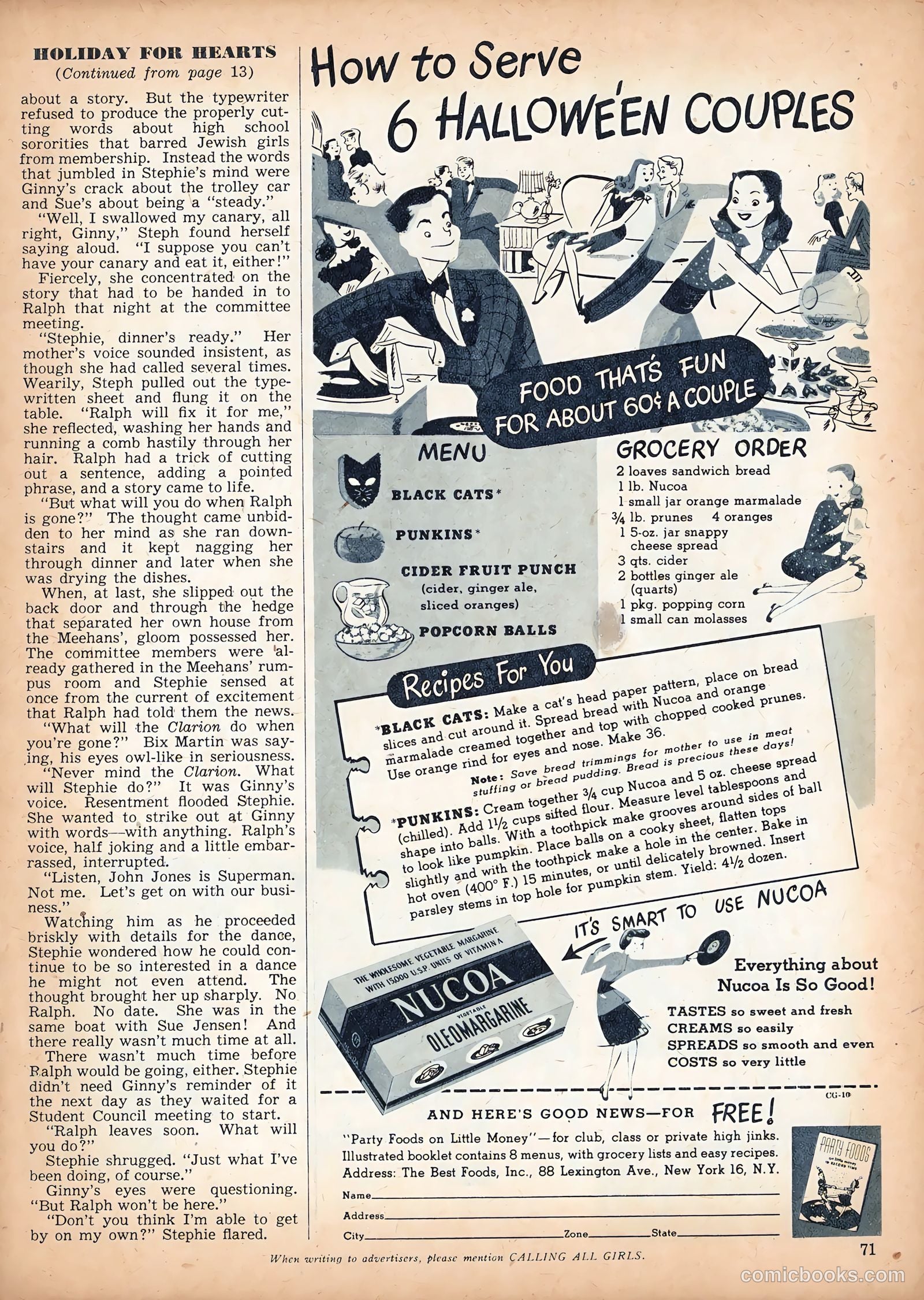 Calling All Girls #54 — page 72 of 85