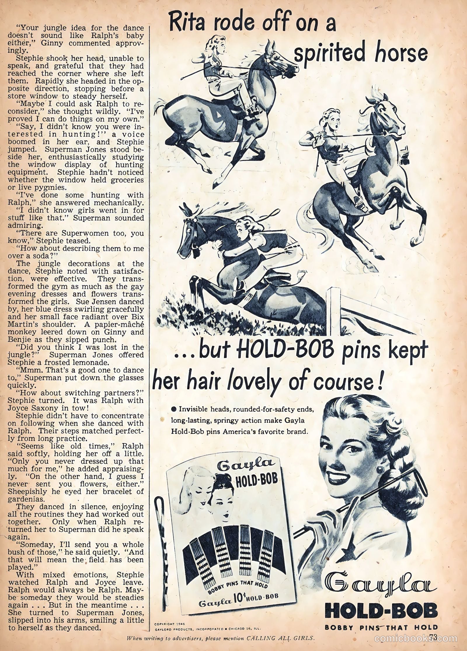 Calling All Girls #54 — page 74 of 85