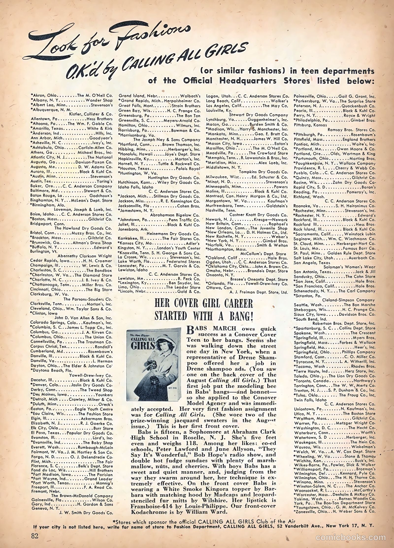 Calling All Girls #54 — page 83 of 85
