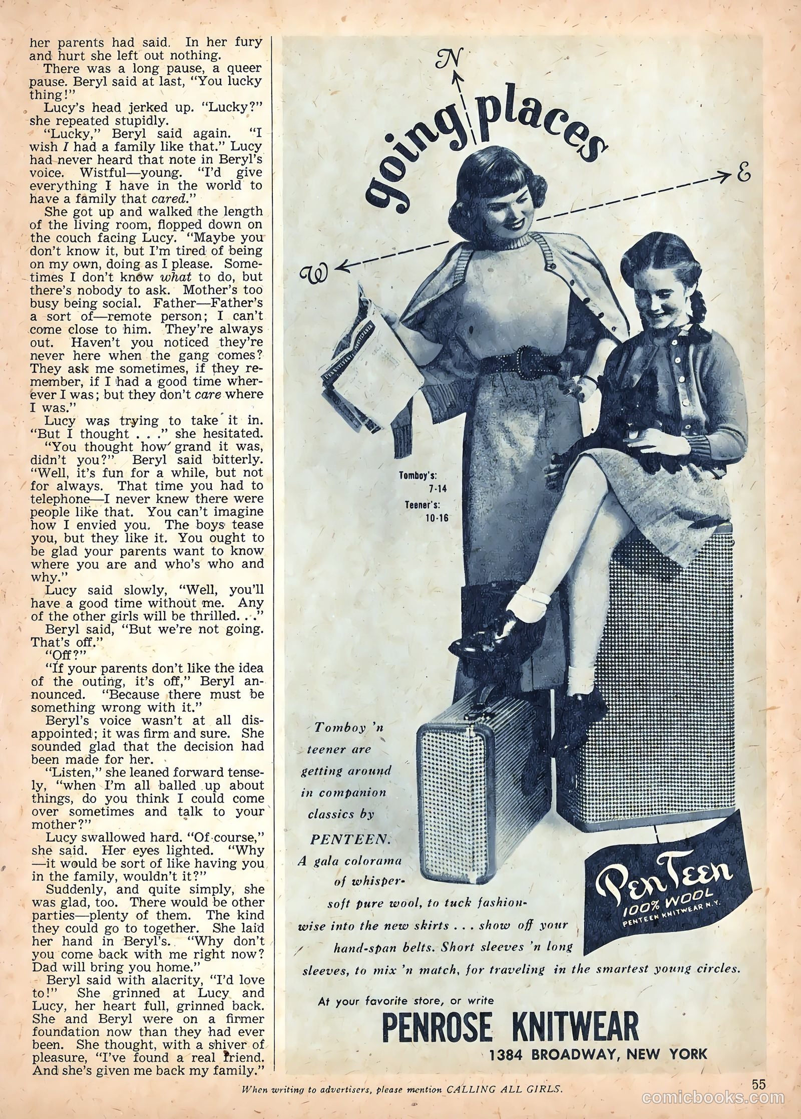 Calling All Girls #55 — page 61 of 90