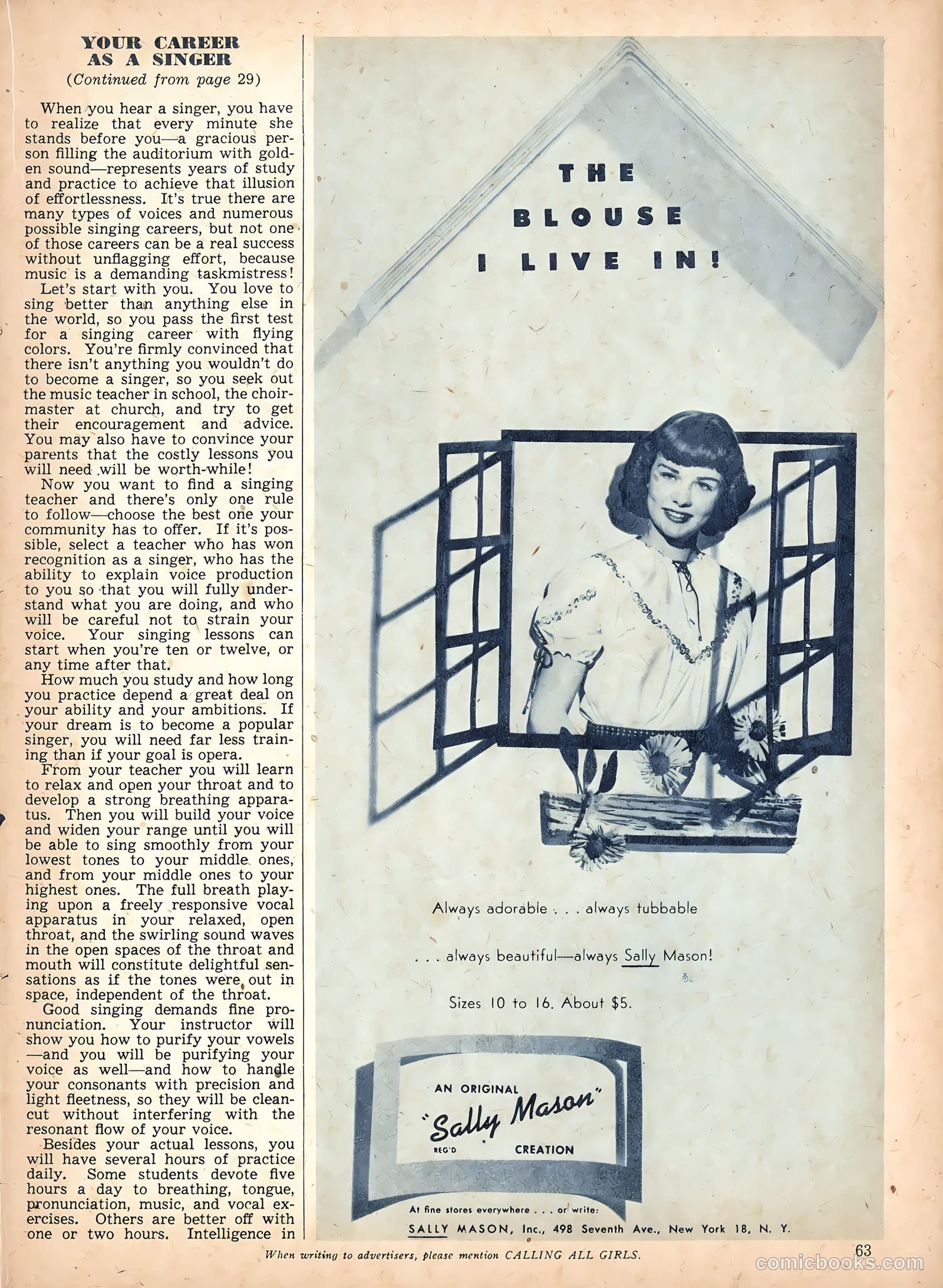 Calling All Girls #55 — page 69 of 90
