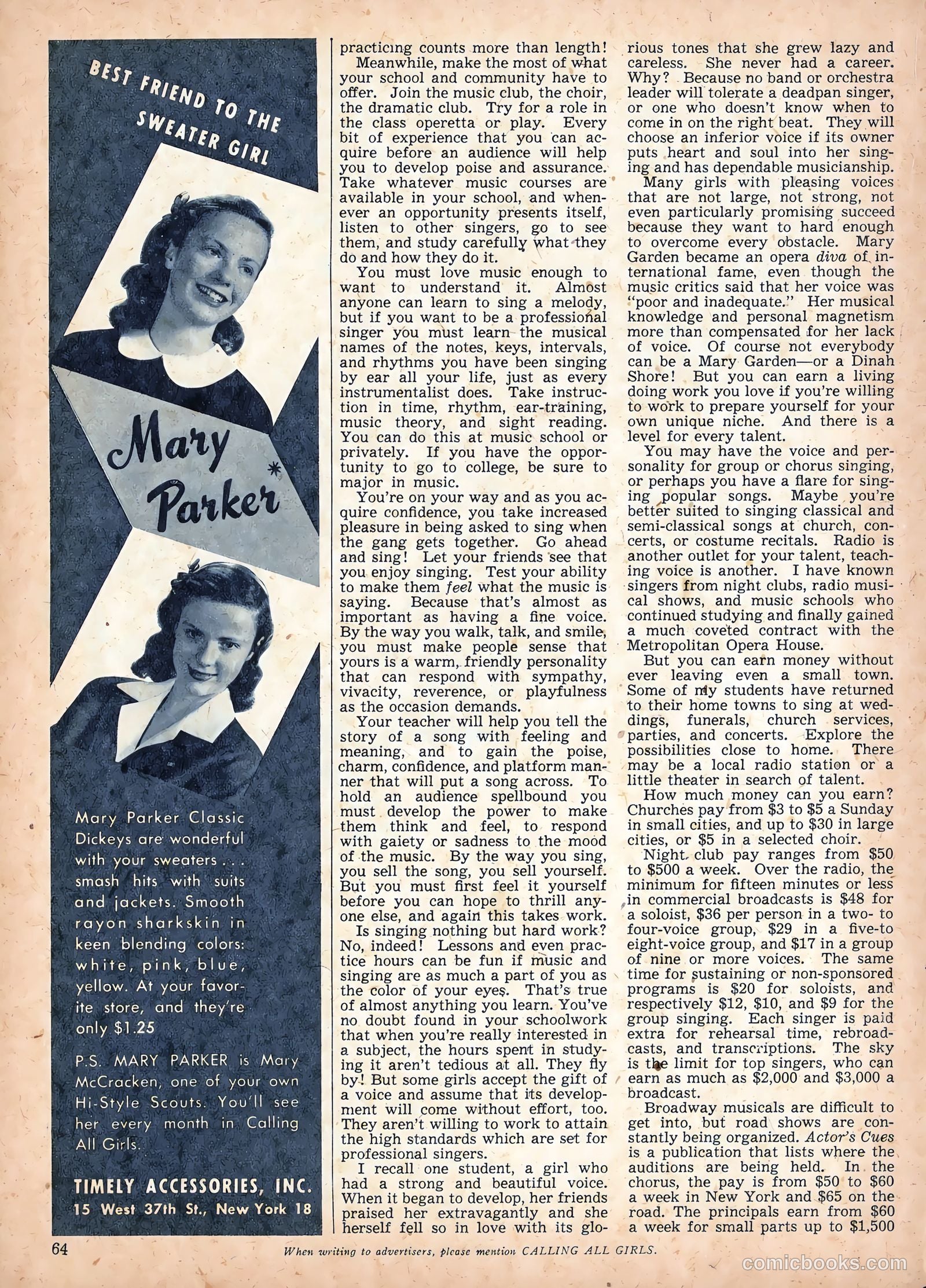 Calling All Girls #55 — page 70 of 90