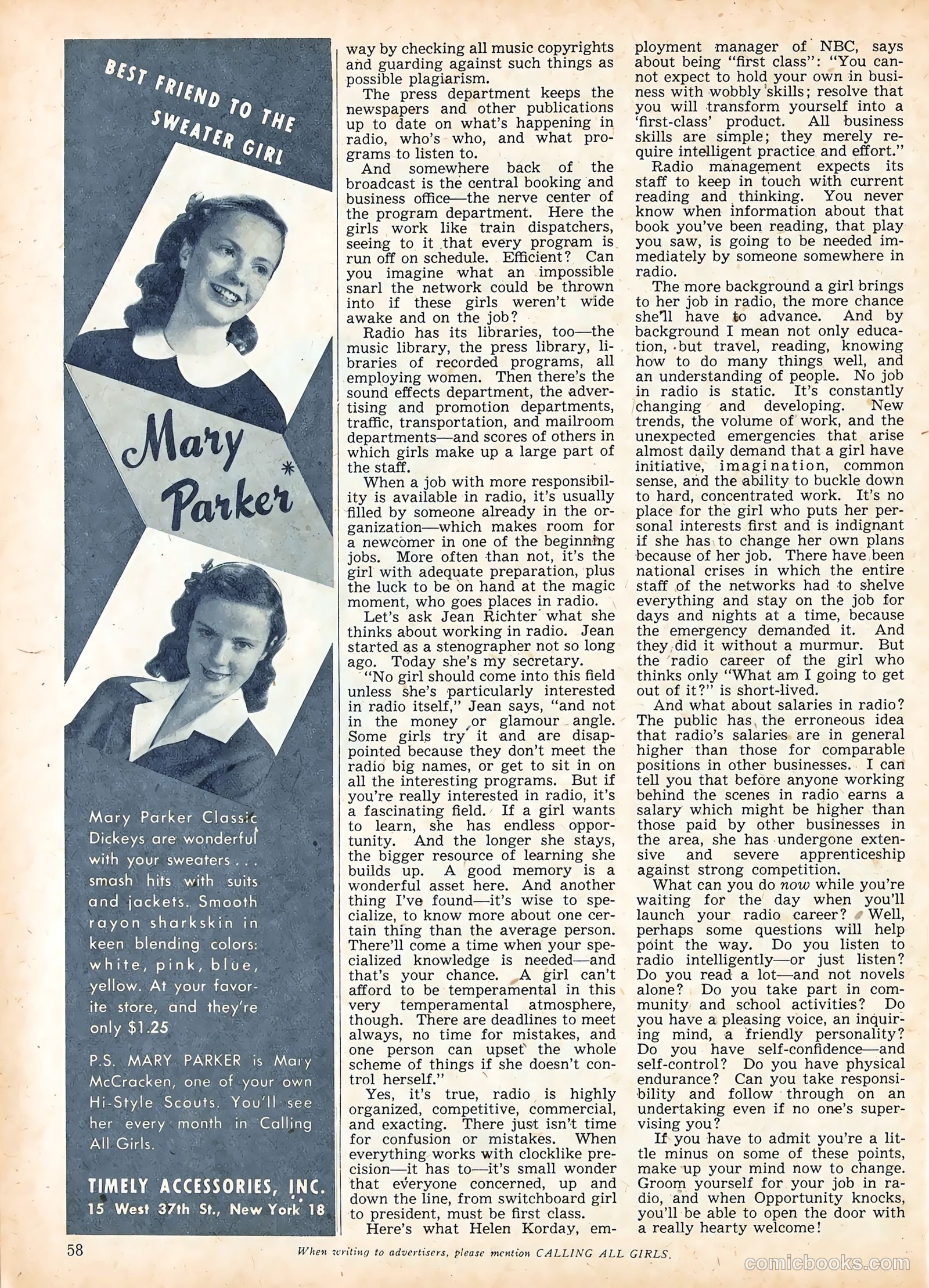 Calling All Girls #56 — page 51 of 76