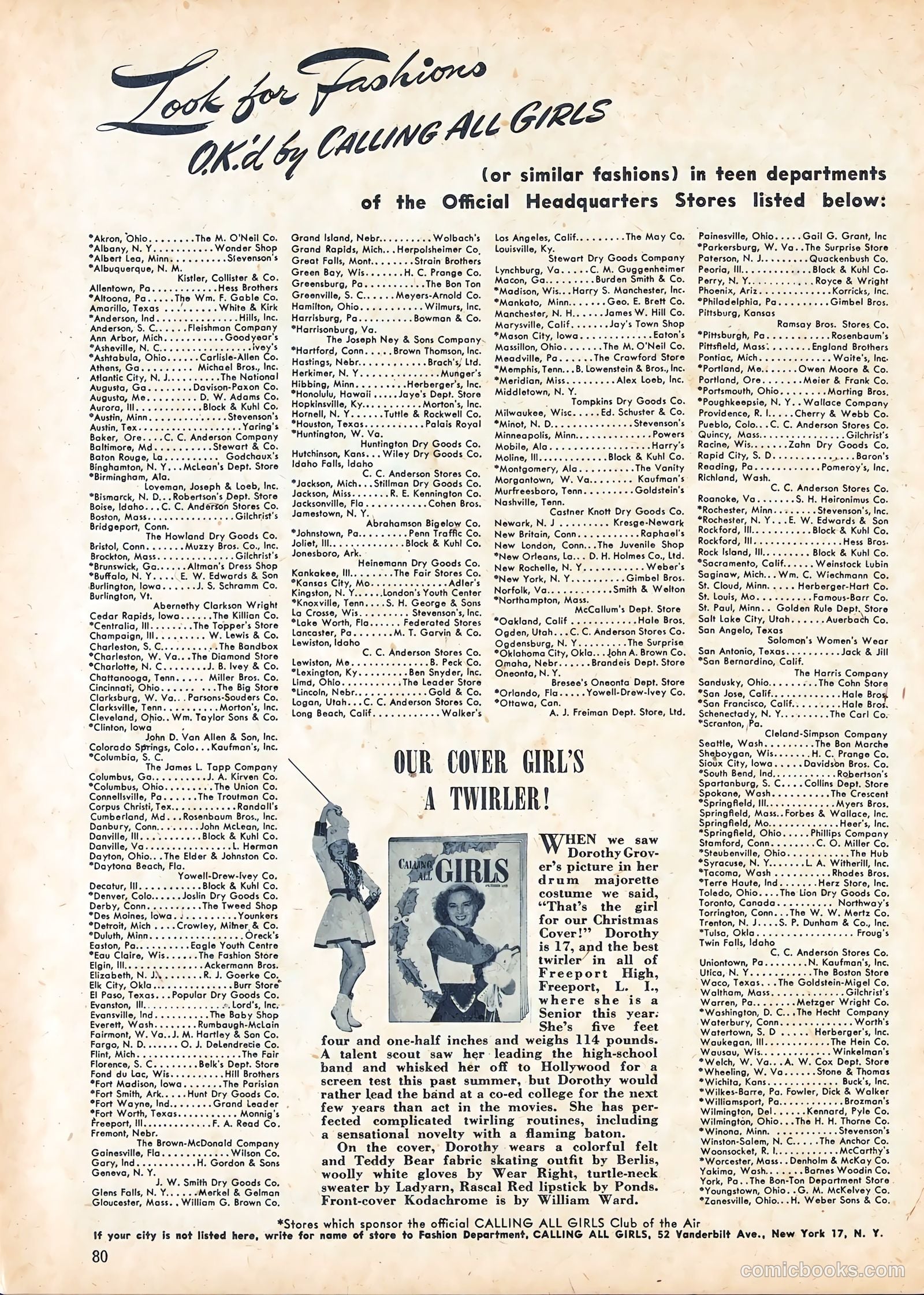 Calling All Girls #56 — page 72 of 76