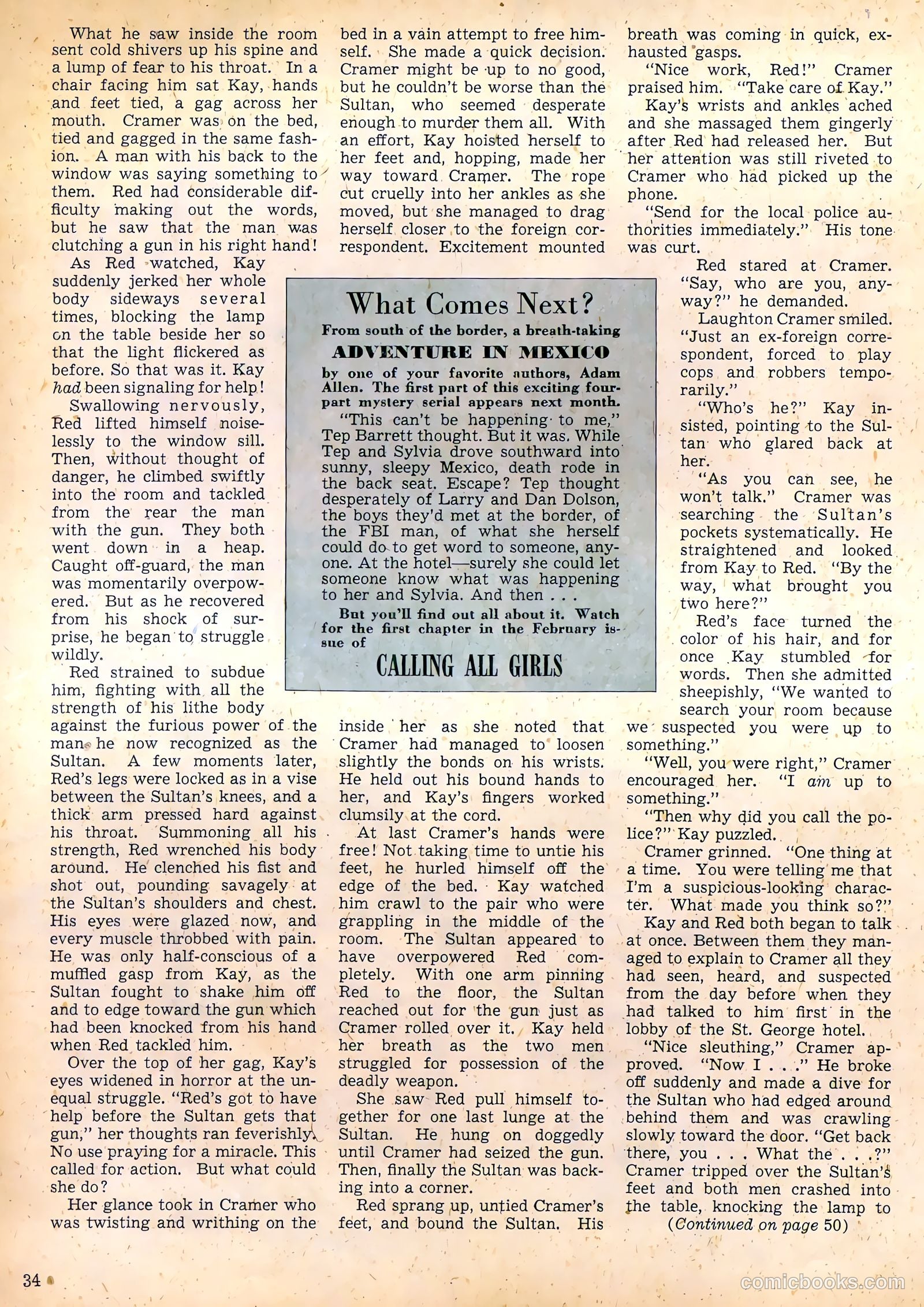 Calling All Girls #57 — page 34 of 68