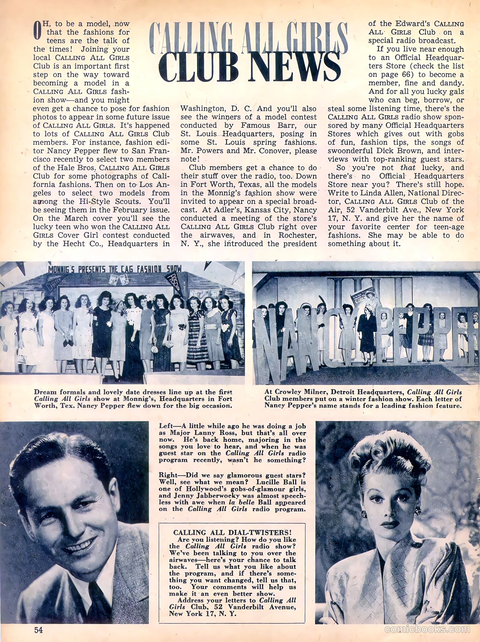 Calling All Girls #57 — page 54 of 68