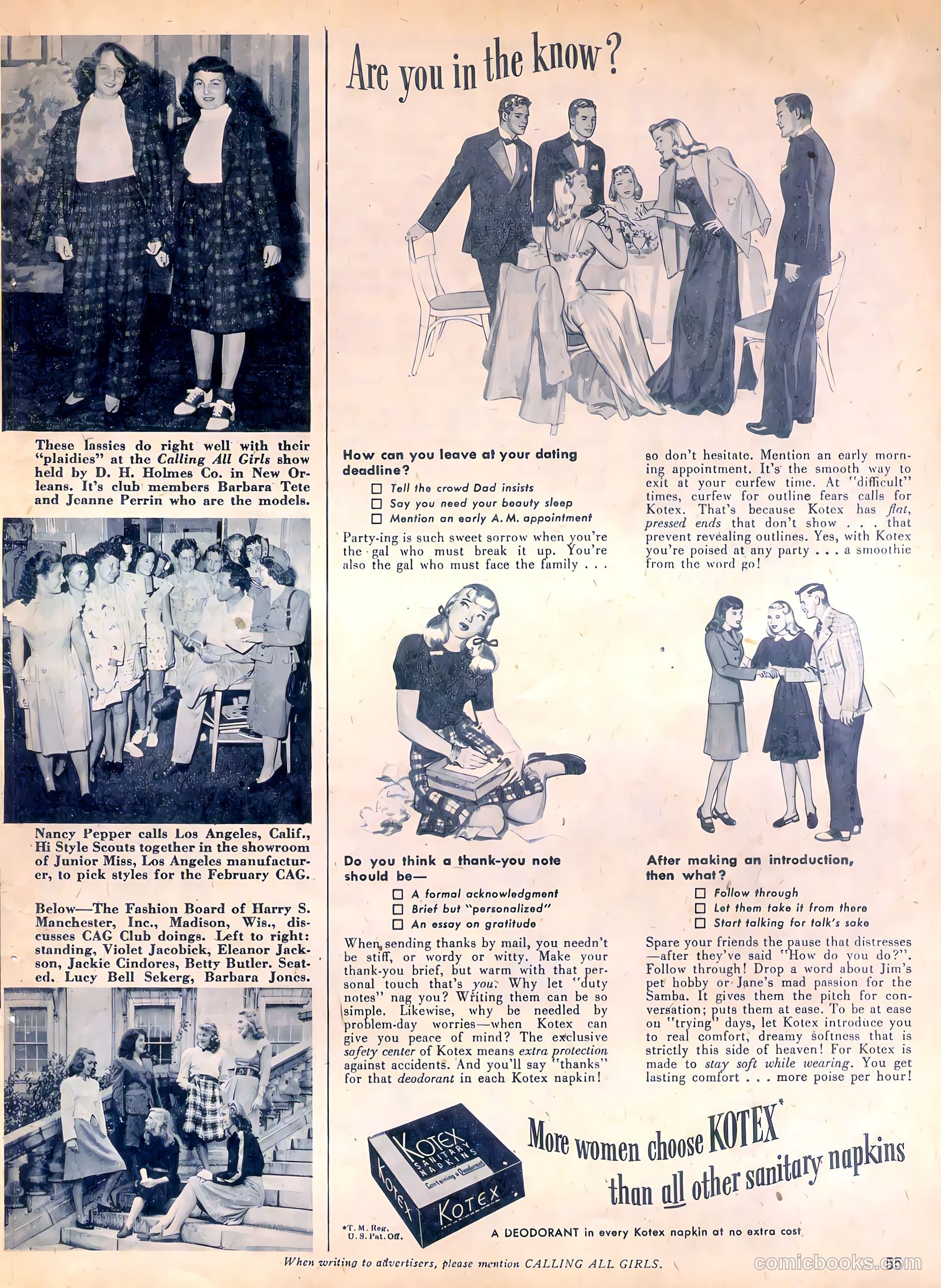 Calling All Girls #57 — page 55 of 68