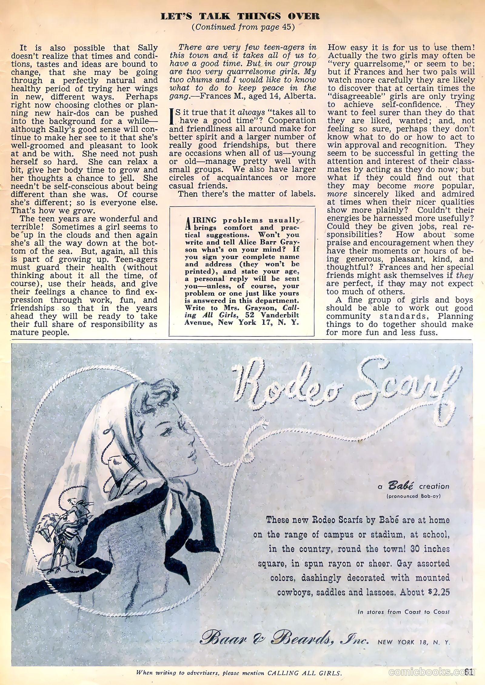 Calling All Girls #57 — page 61 of 68