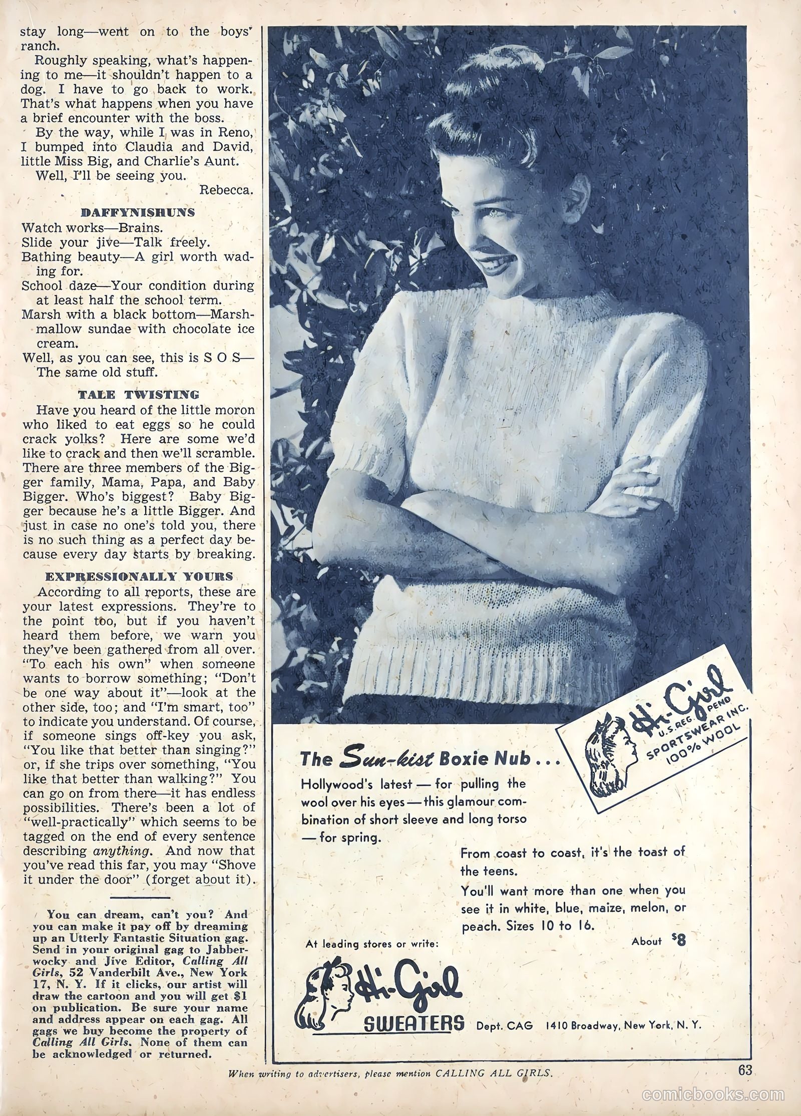 Calling All Girls #59 — page 68 of 105