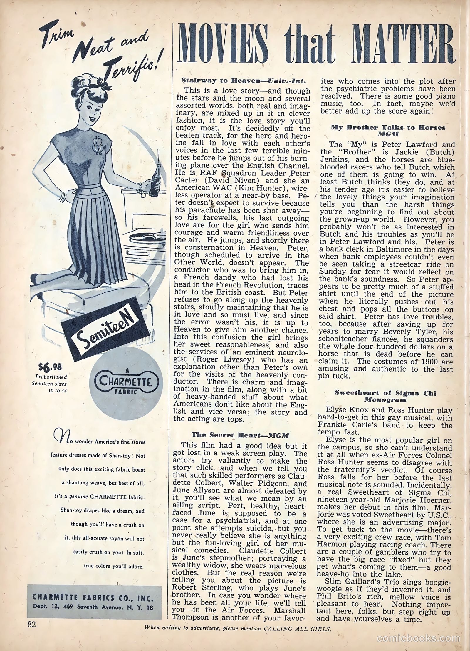 Calling All Girls #59 — page 87 of 105