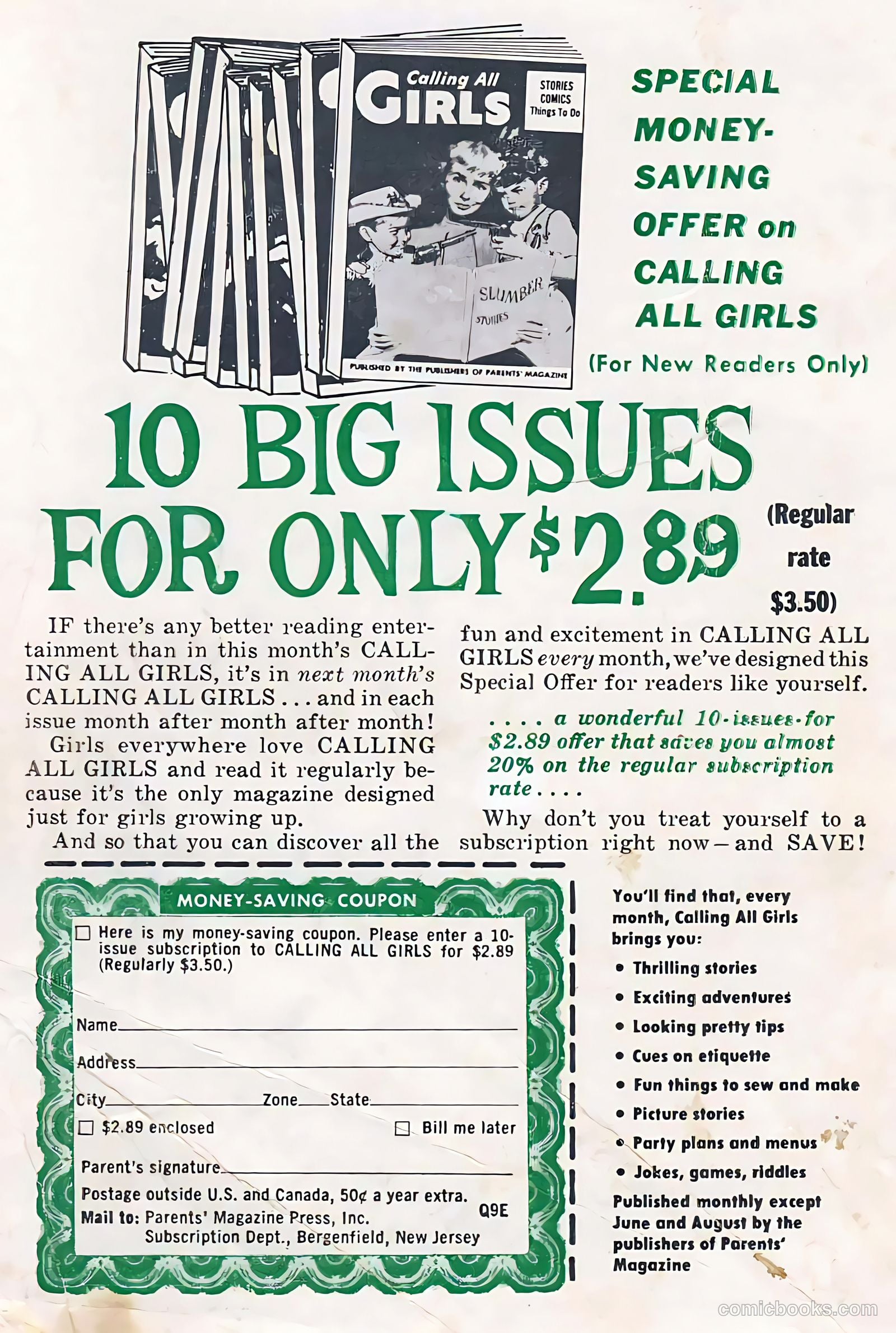Calling All Girls #60 — page 2 of 124