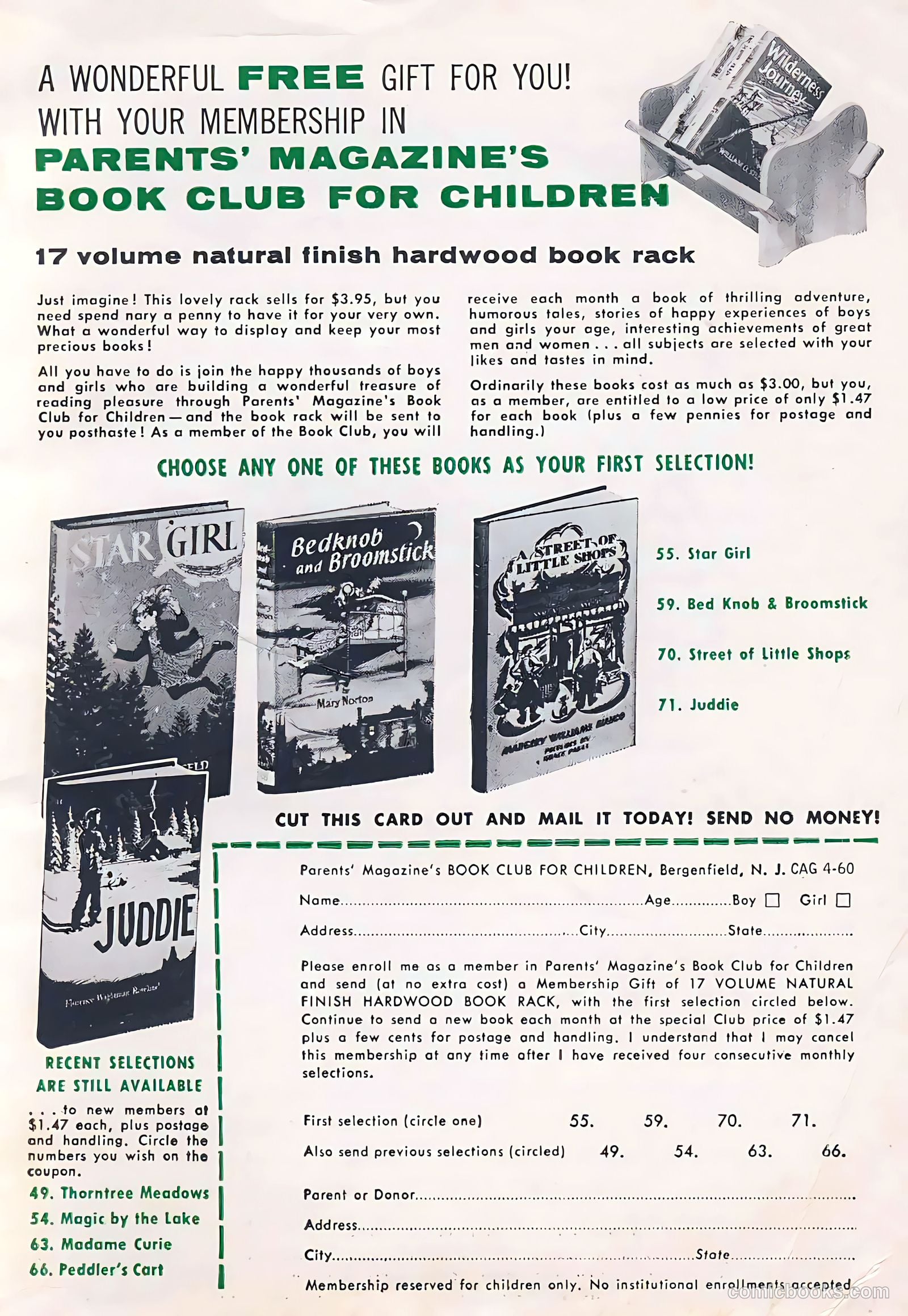 Calling All Girls #60 — page 123 of 124