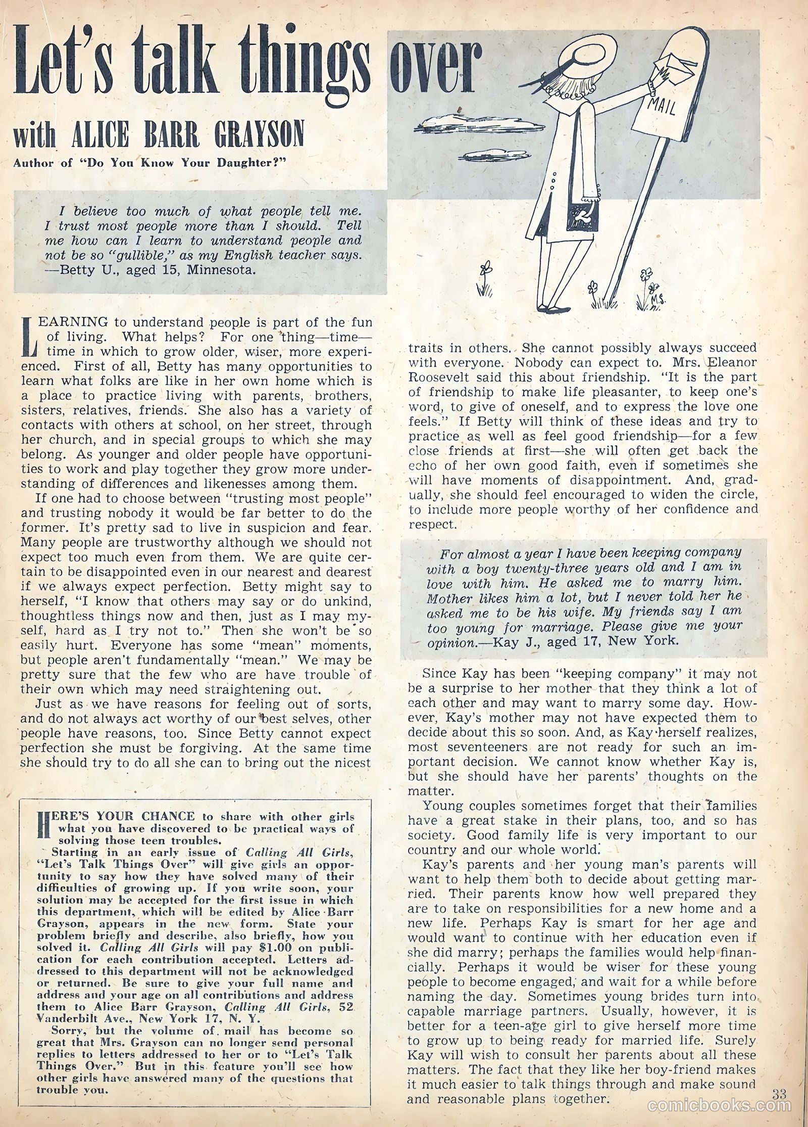 Calling All Girls #62 — page 35 of 70