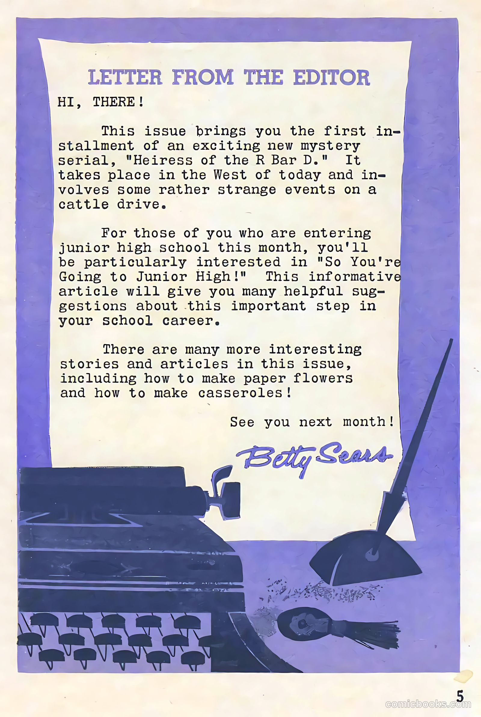 Calling All Girls #64 — page 5 of 124