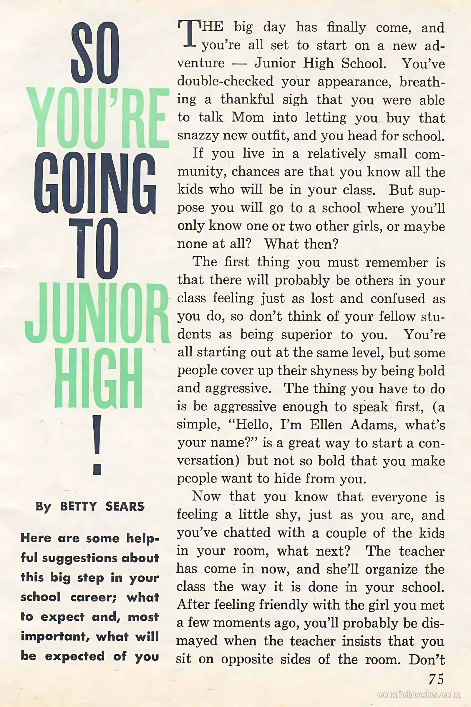 Calling All Girls #64 — page 75 of 124