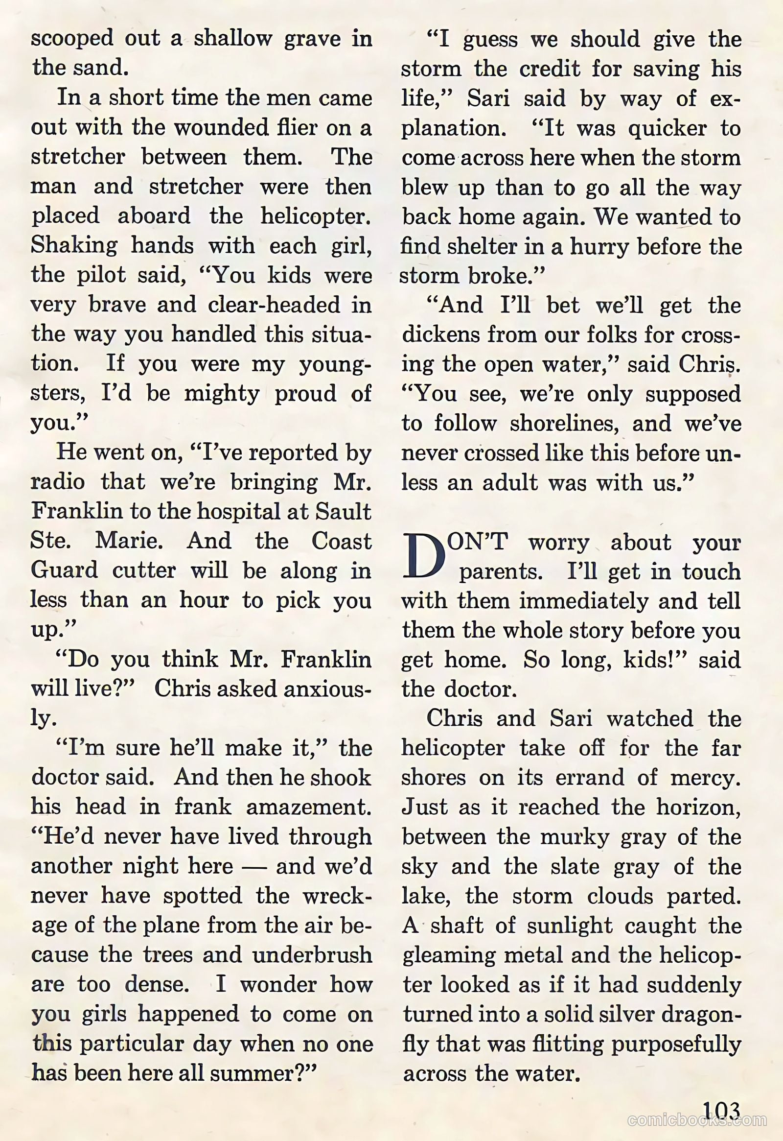 Calling All Girls #64 — page 103 of 124