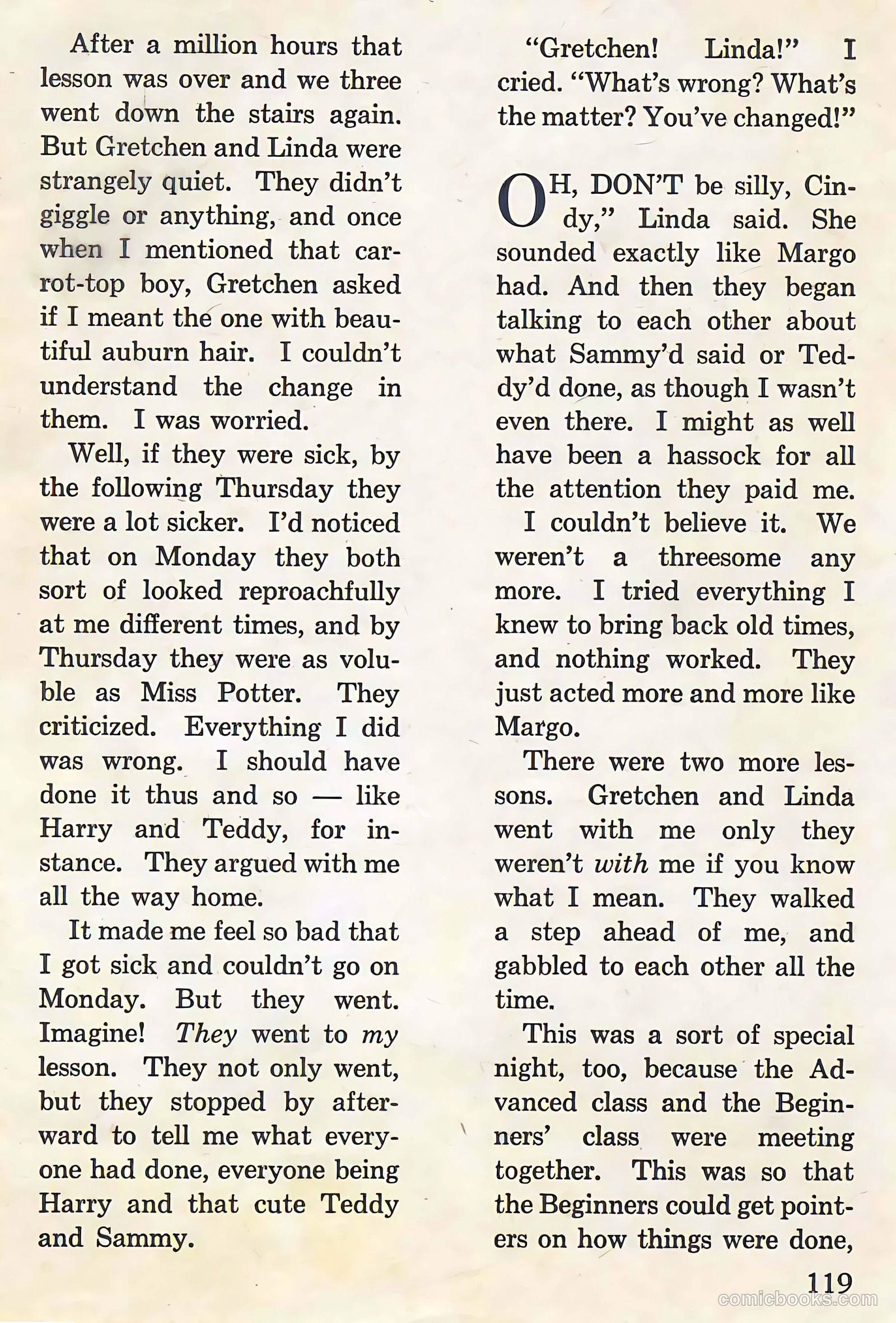 Calling All Girls #64 — page 119 of 124