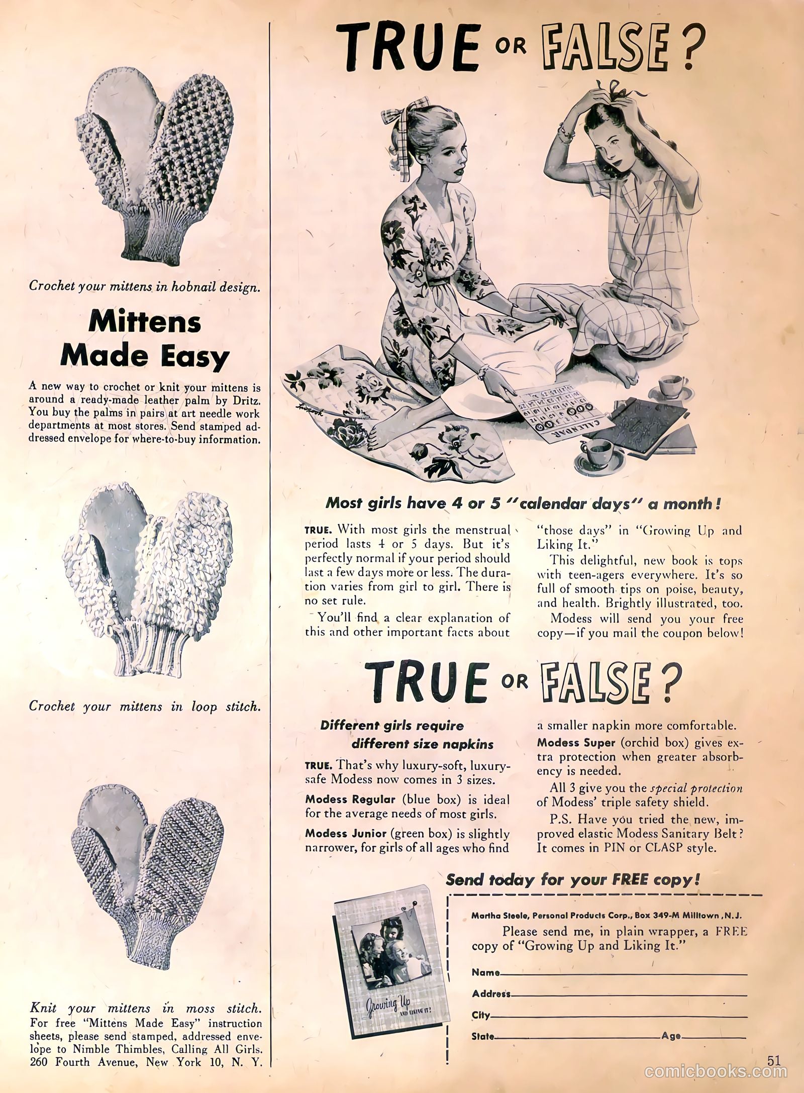 Calling All Girls #69 — page 51 of 70