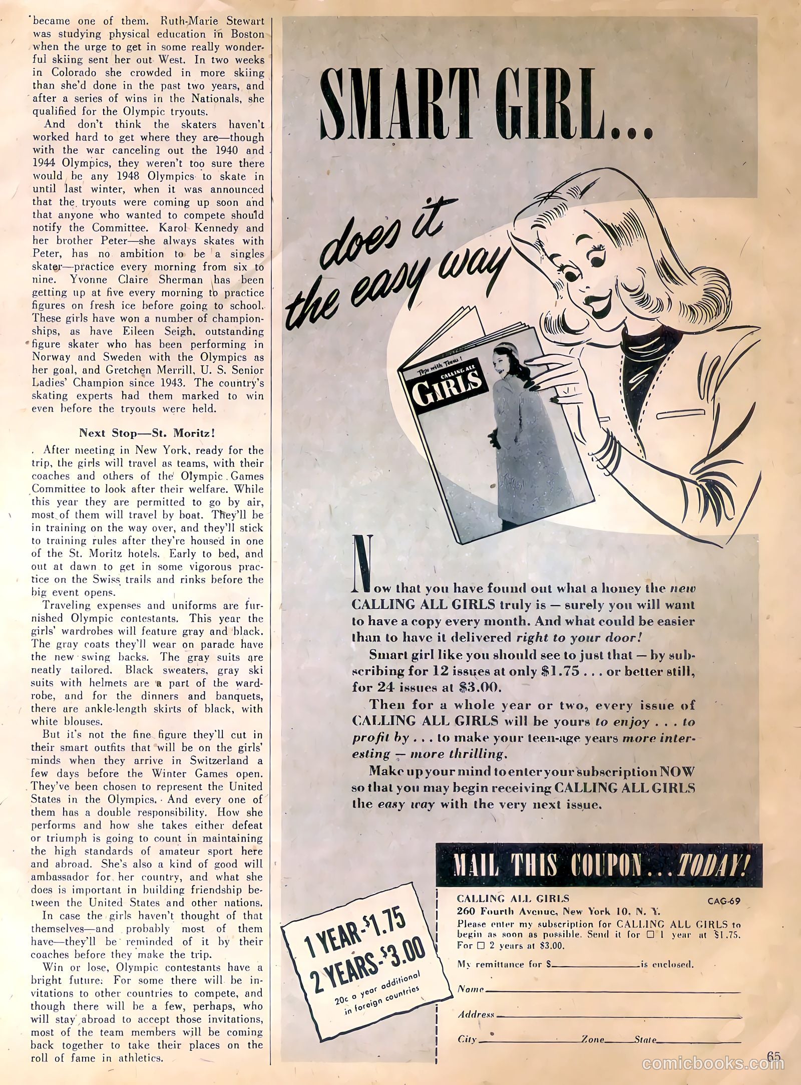 Calling All Girls #69 — page 65 of 70