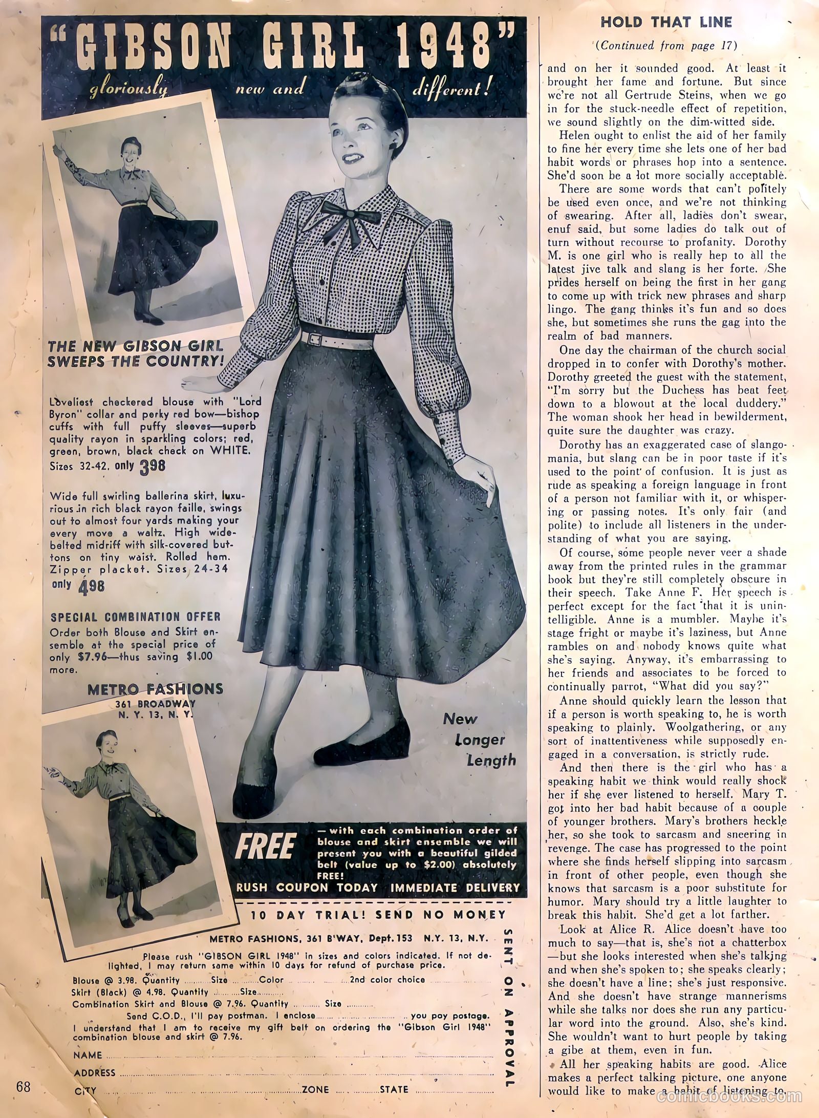 Calling All Girls #69 — page 68 of 70