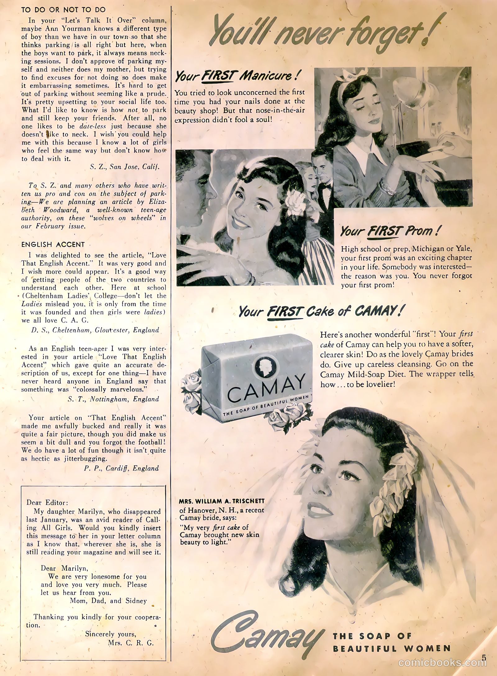 Calling All Girls #69 — page 5 of 70