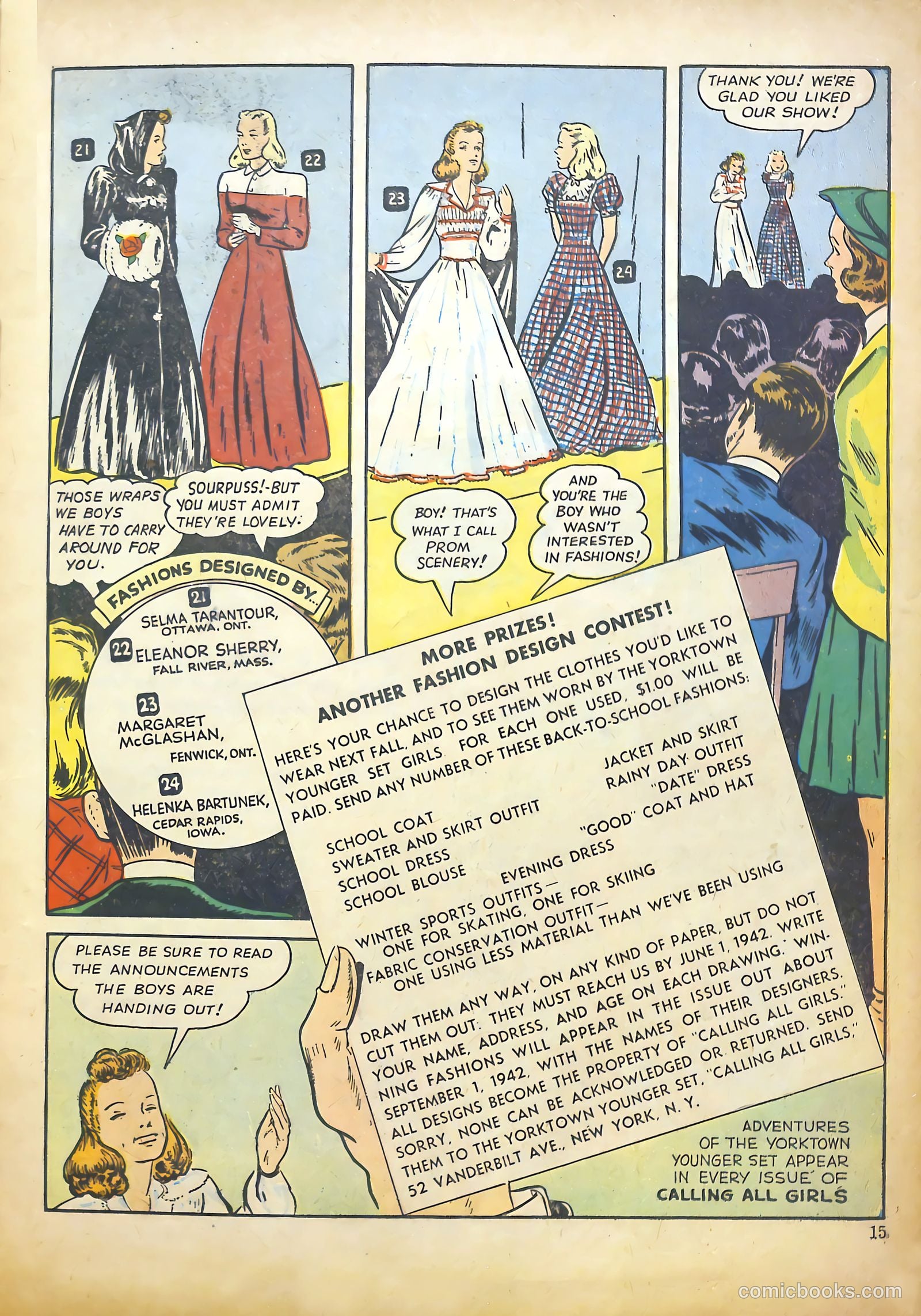 Calling All Girls #7 — page 15 of 60