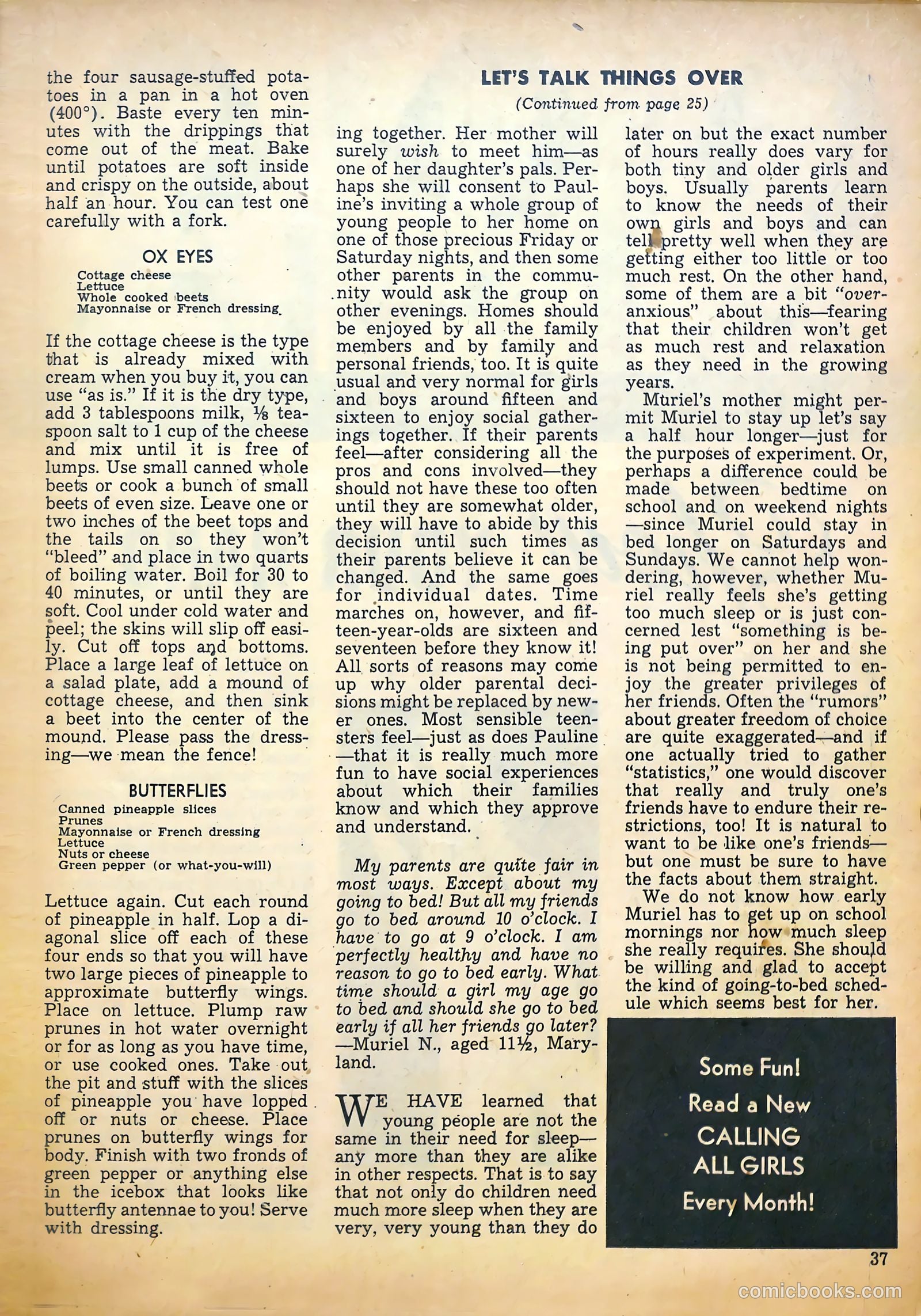 Calling All Girls #7 — page 37 of 60