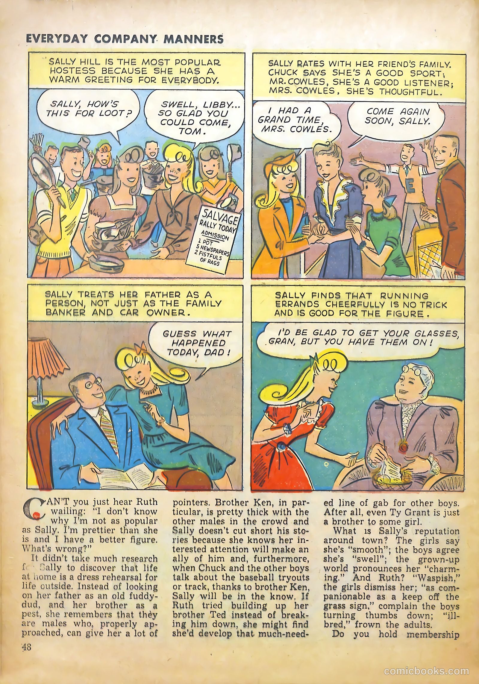 Calling All Girls #7 — page 48 of 60